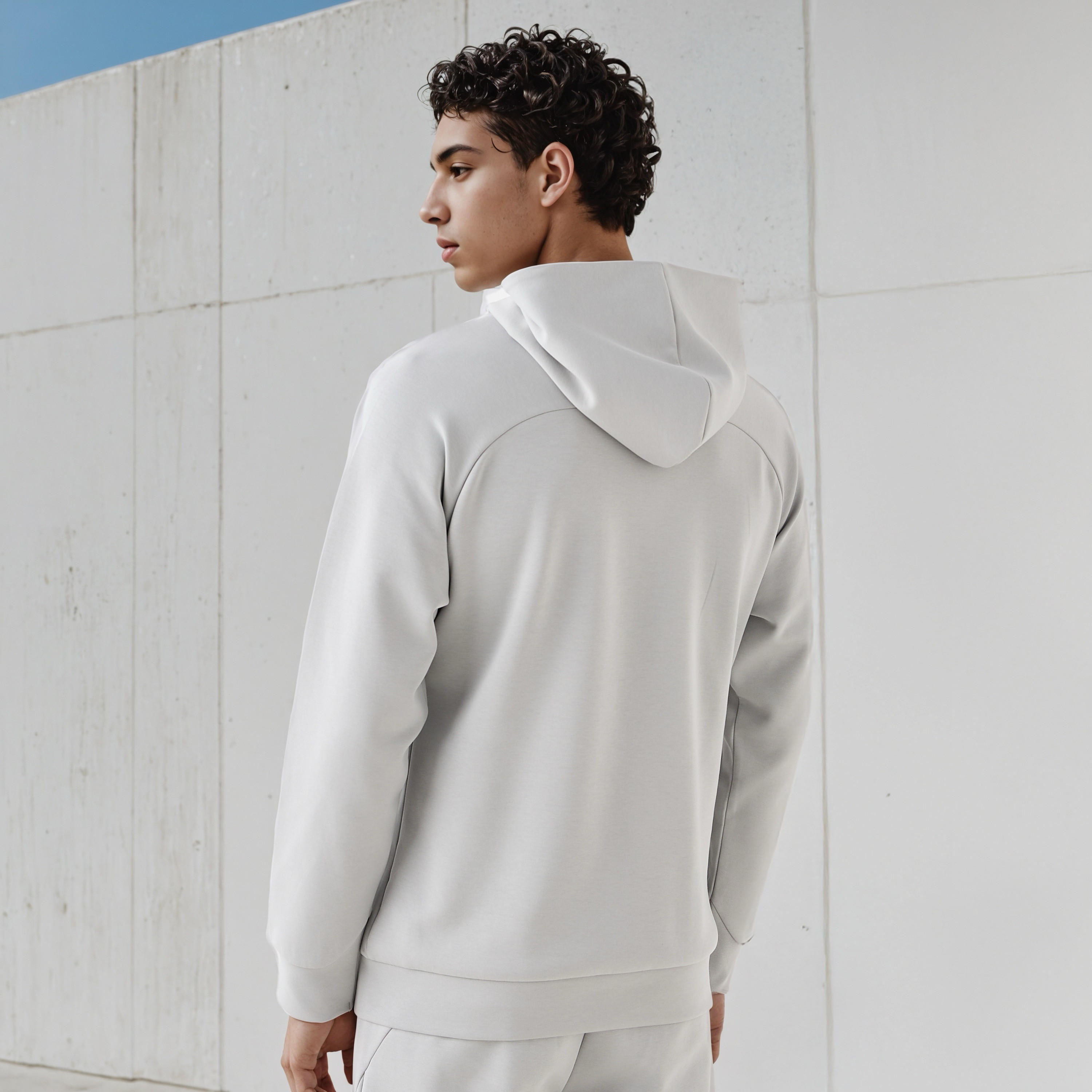 Textured Hooded Sweatshirt-men-winterwear-hoodiesandsweatshirts-image-3
