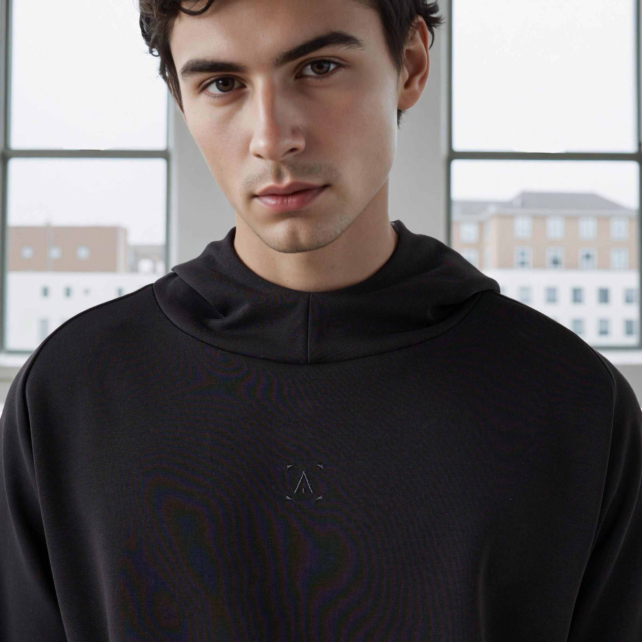 Textured Hooded Sweatshirt-men-winterwear-hoodiesandsweatshirts-image-4