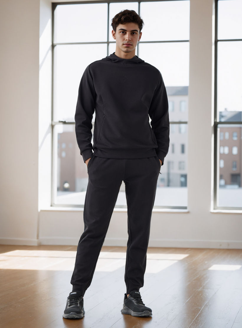 Panelled Joggers with Pockets-men-clothing-sportswearandactivewear-bottoms-joggers-image-2