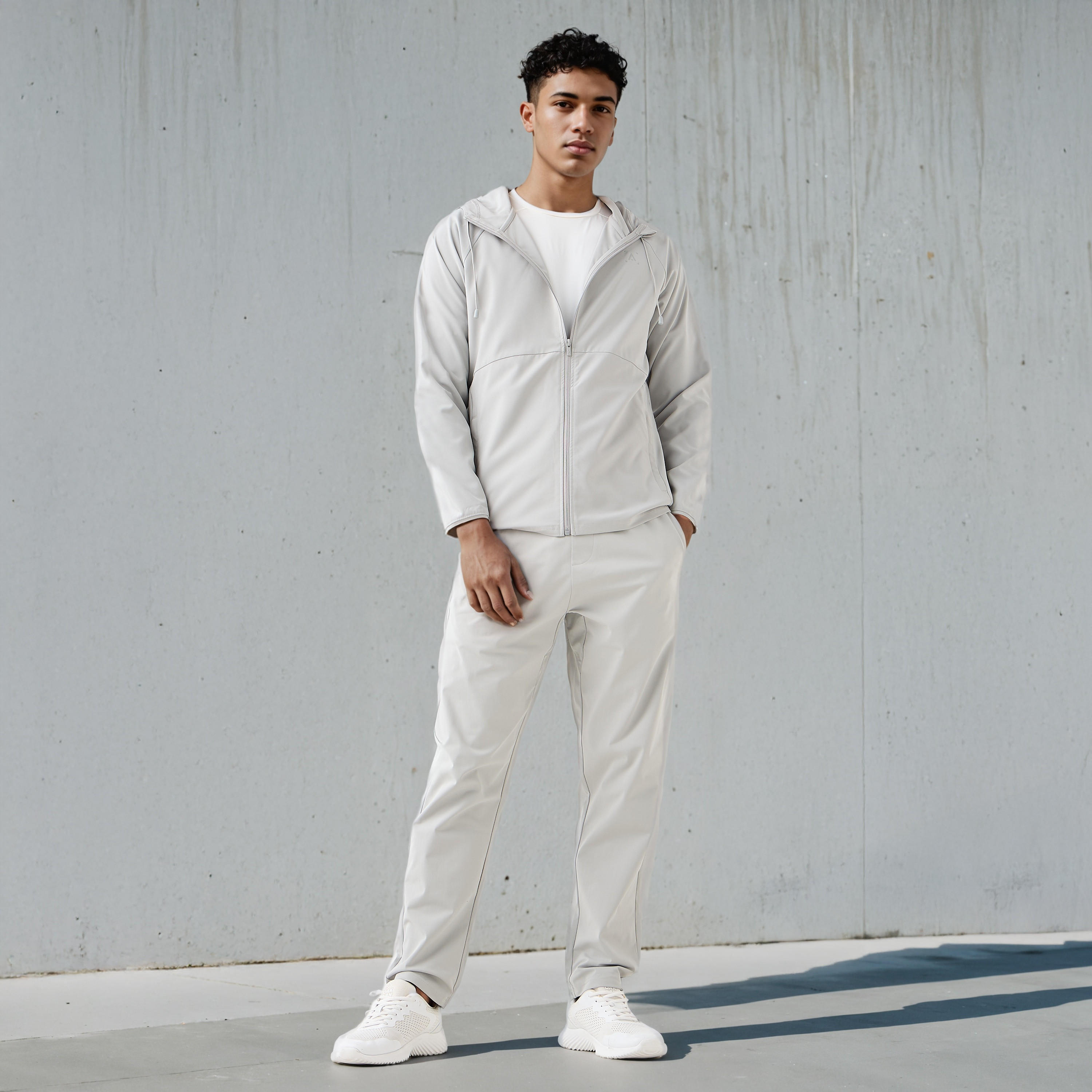 Regular Fit Zip Through Performance Hoodie-men-winterwear-hoodiesandsweatshirts-image-2