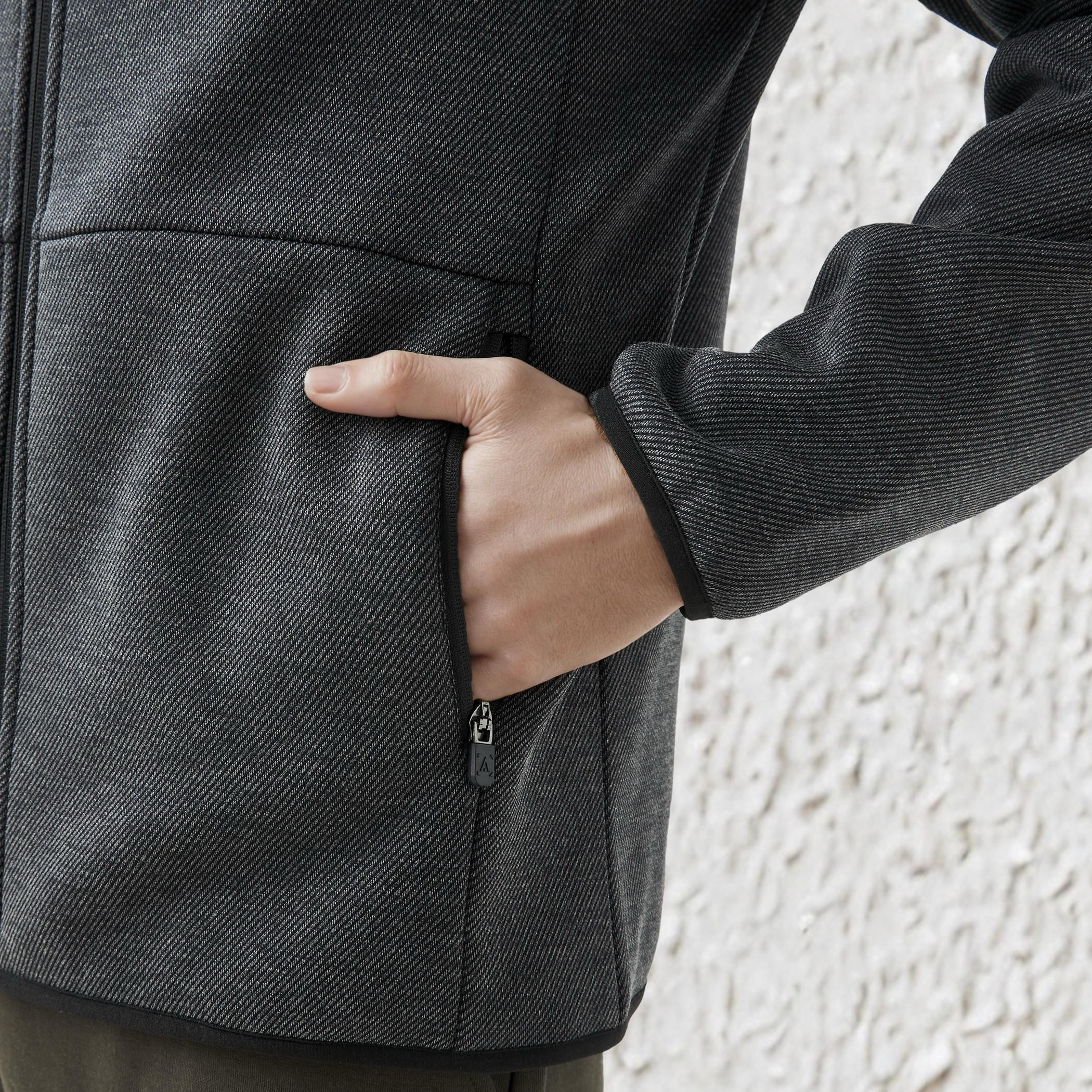 Men Regular Fit Textured Hooded Jacket-men-clothing-jacketsandblazers-jackets-image-5