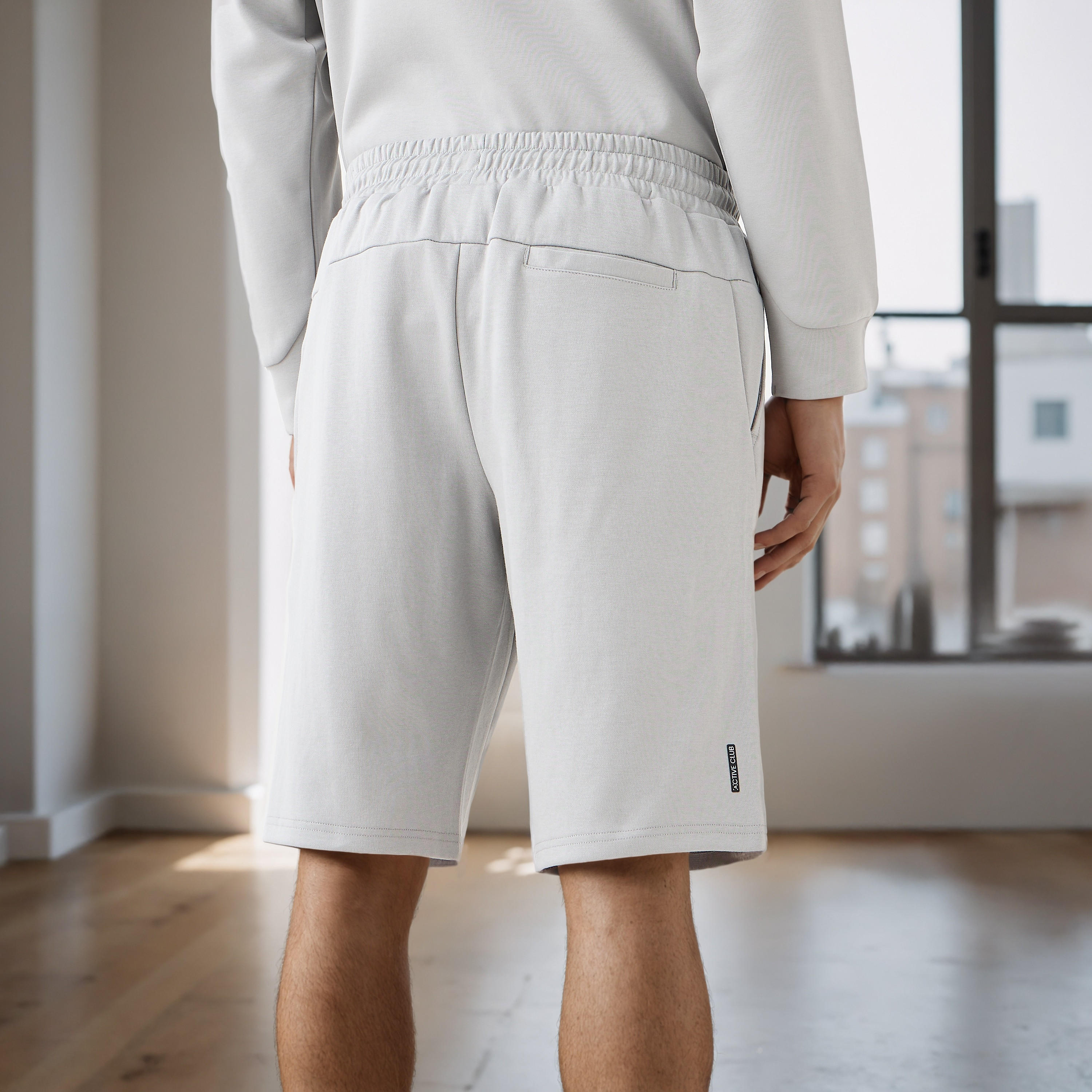 Panelled Performance Shorts with Pockets-men-clothing-bottoms-shorts-image-3