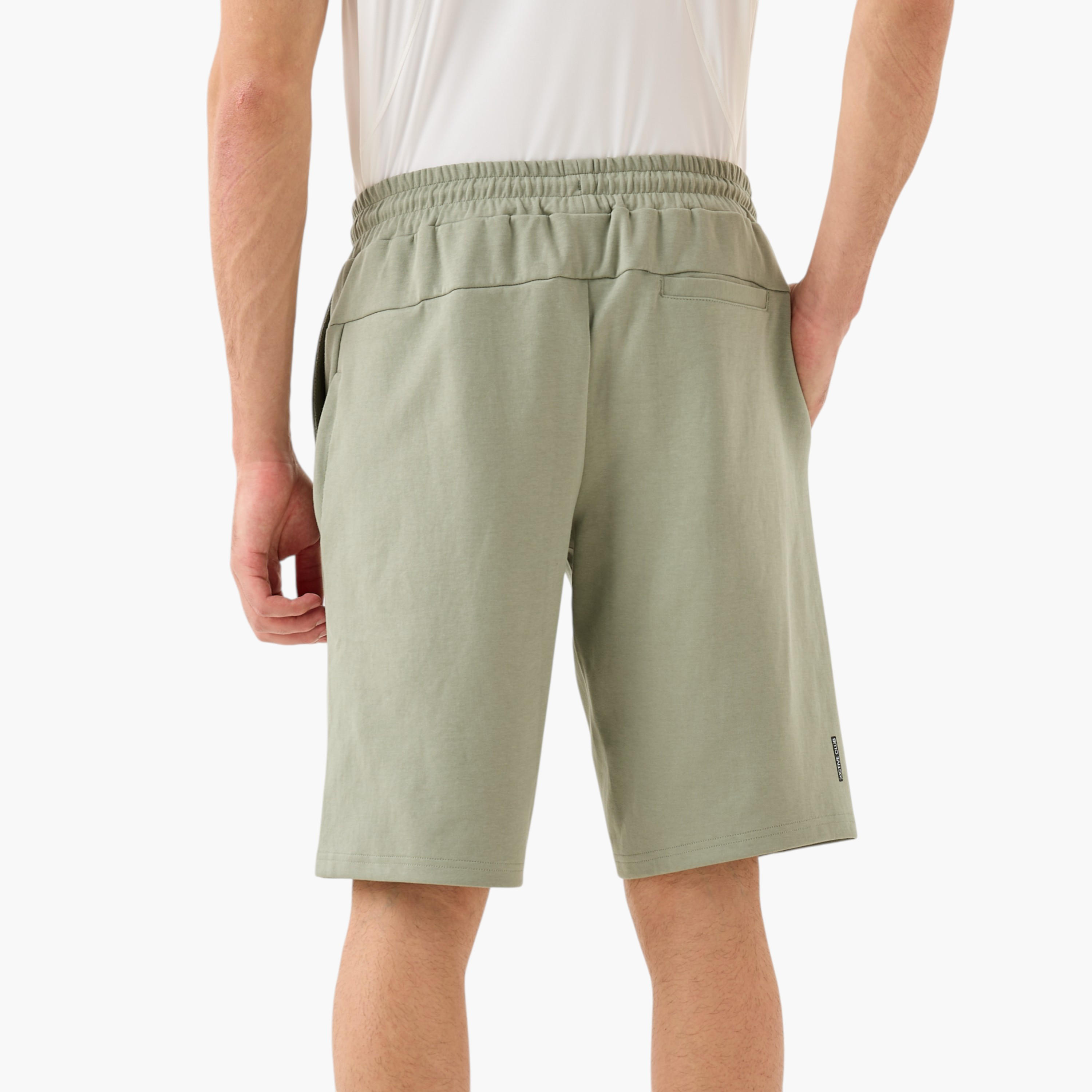 Panelled Performance Shorts with Pockets-men-clothing-bottoms-shorts-image-3