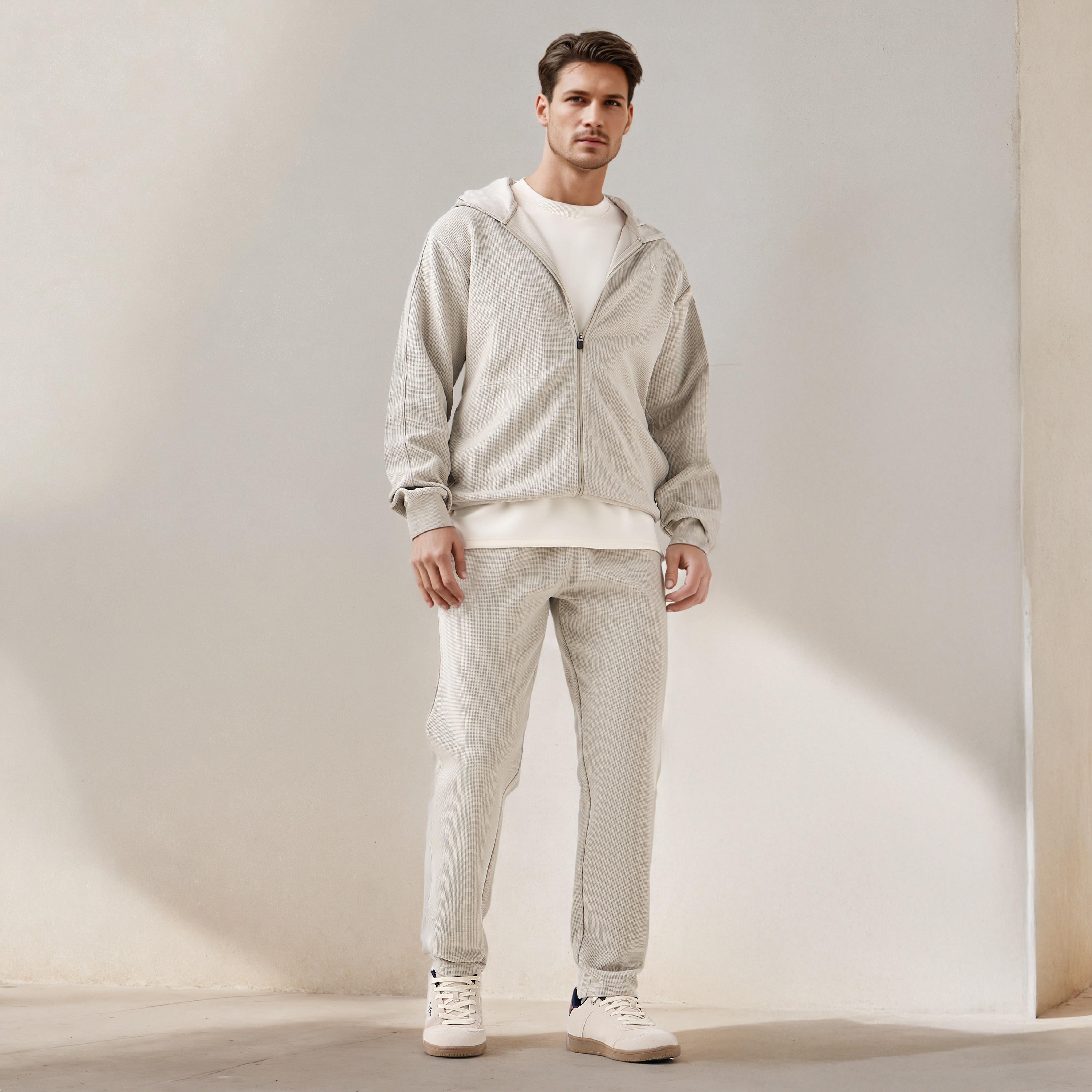 Textured Regular Fit Joggers-men-clothing-sportswearandactivewear-bottoms-joggers-image-3