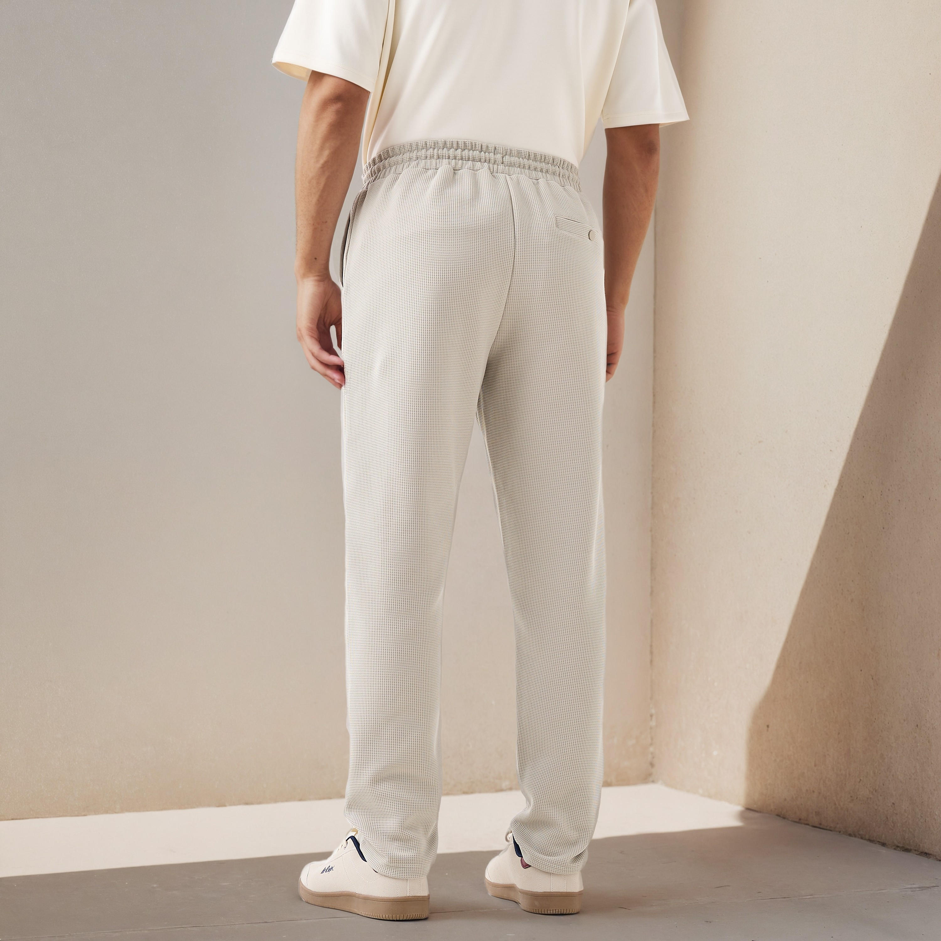 Textured Regular Fit Joggers-men-clothing-sportswearandactivewear-bottoms-joggers-image-4
