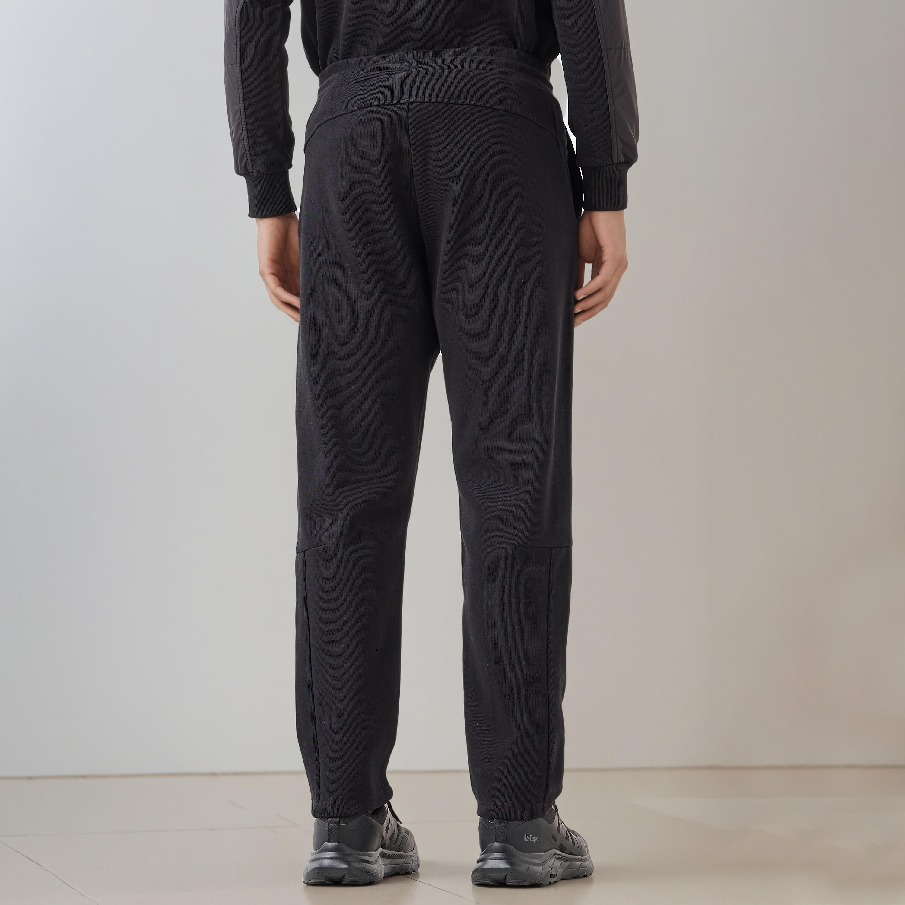 Men Regular Fit Joggers with Drawstring Waist-men-clothing-sportswearandactivewear-bottoms-joggers-image-3