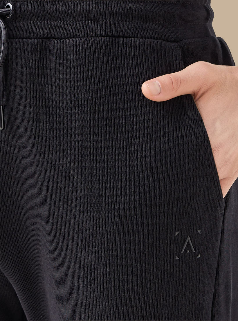 Men Regular Fit Joggers with Drawstring Waist-men-clothing-sportswearandactivewear-bottoms-joggers-image-5