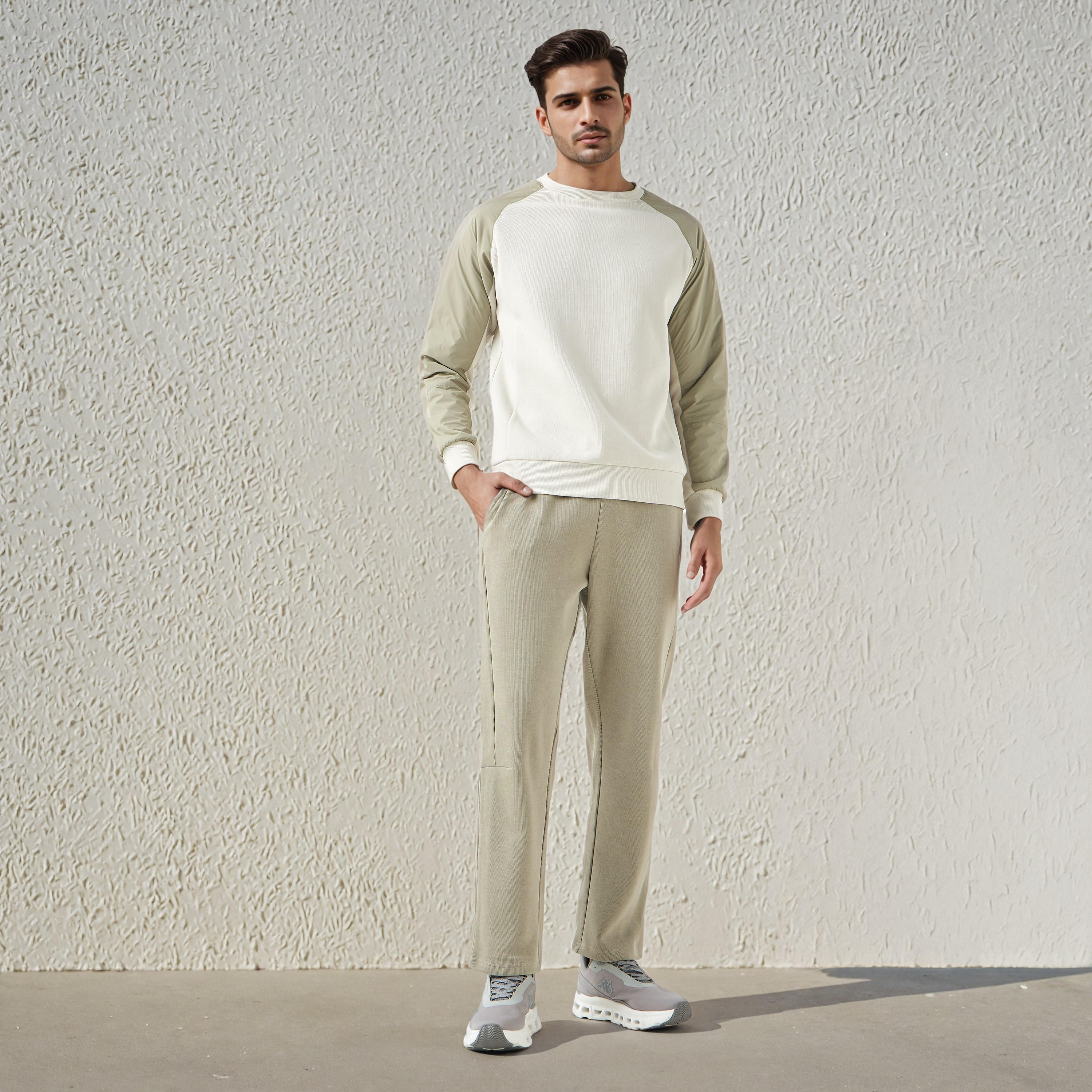 Men Regular Fit Joggers with Drawstring Waist-men-clothing-sportswearandactivewear-bottoms-joggers-image-2