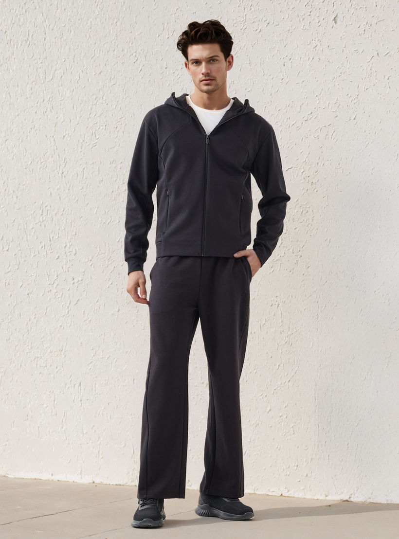 Men Regular Fit Drawstring Waist Track Pants-men-clothing-sportswearandactivewear-tracksuits-image-2
