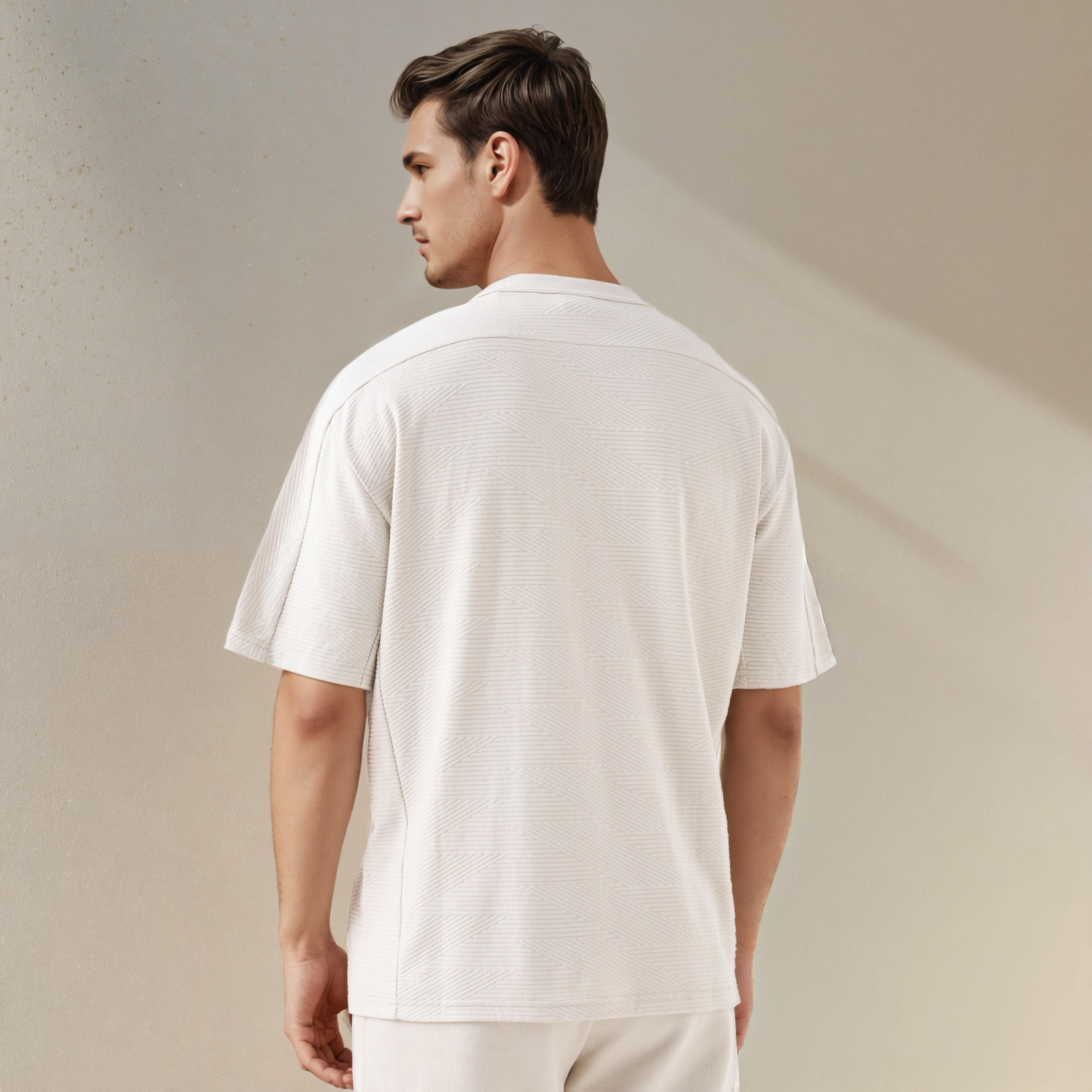 Jacquard Textured Crew Neck T-shirt-men-clothing-sportswearandactivewear-tshirtsandpolos-image-4