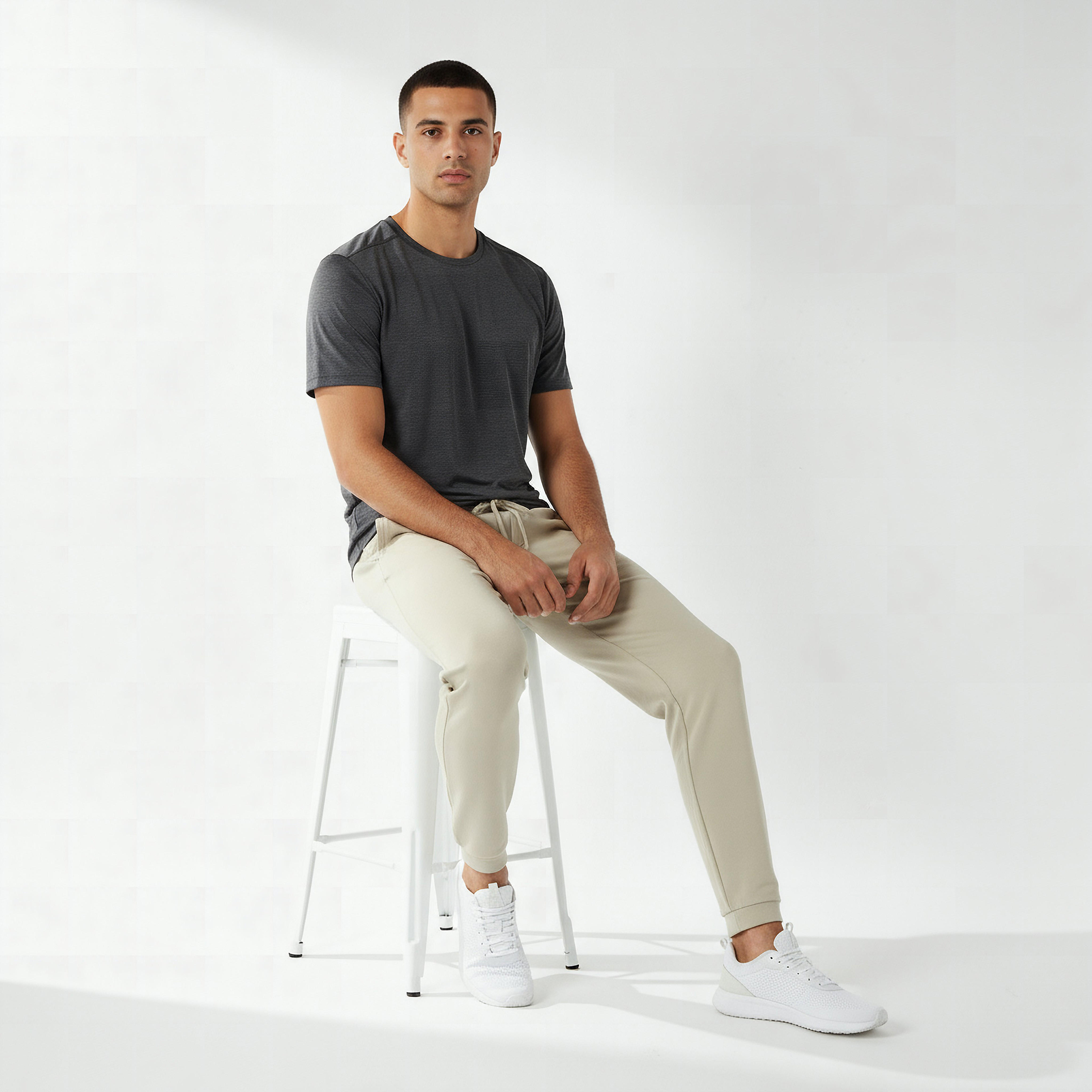 Men Regular Fit Joggers with Drawstring Waist-men-clothing-sportswearandactivewear-bottoms-joggers-image-6