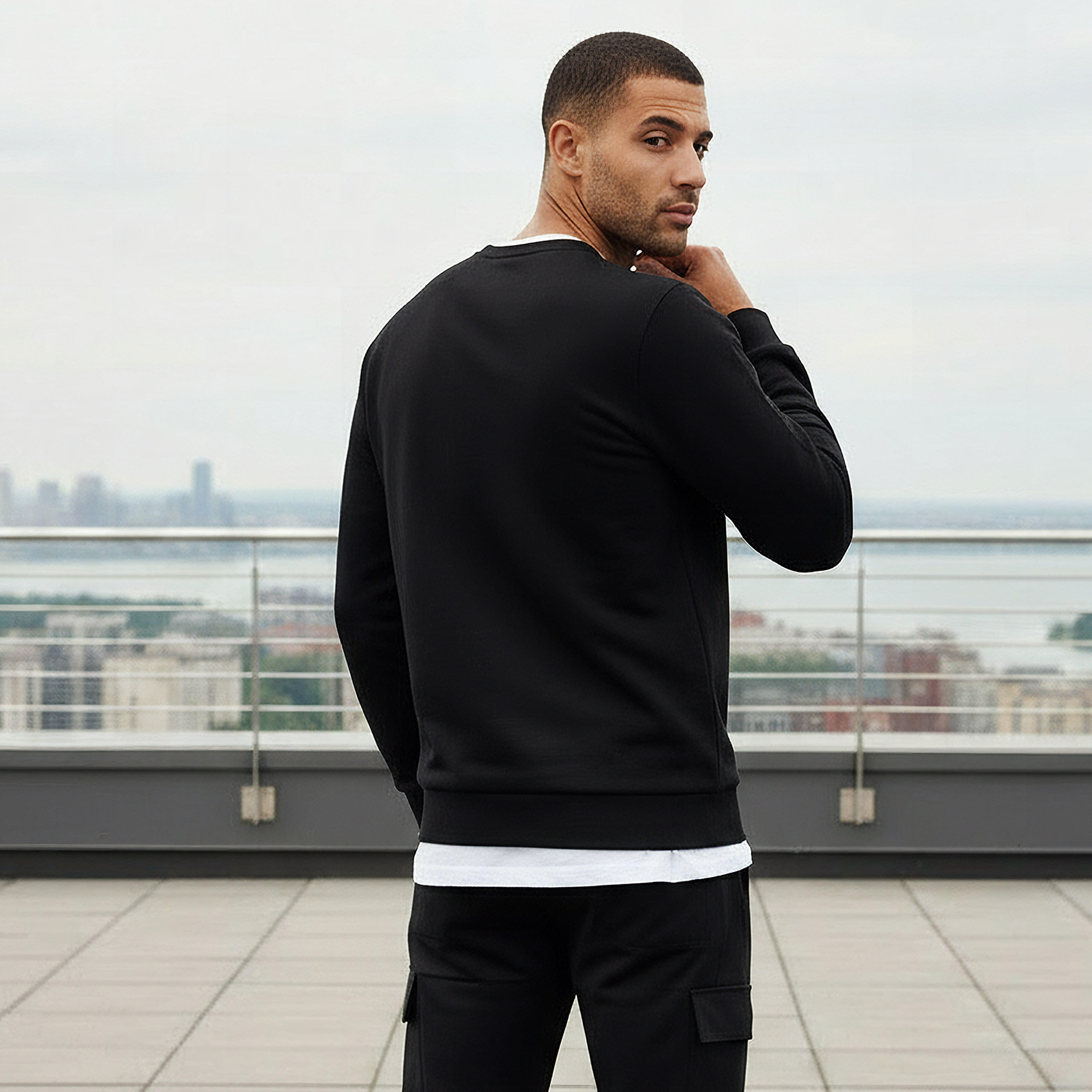 Men Performance Embossed Sweatshirt-men-winterwear-hoodiesandsweatshirts-image-3
