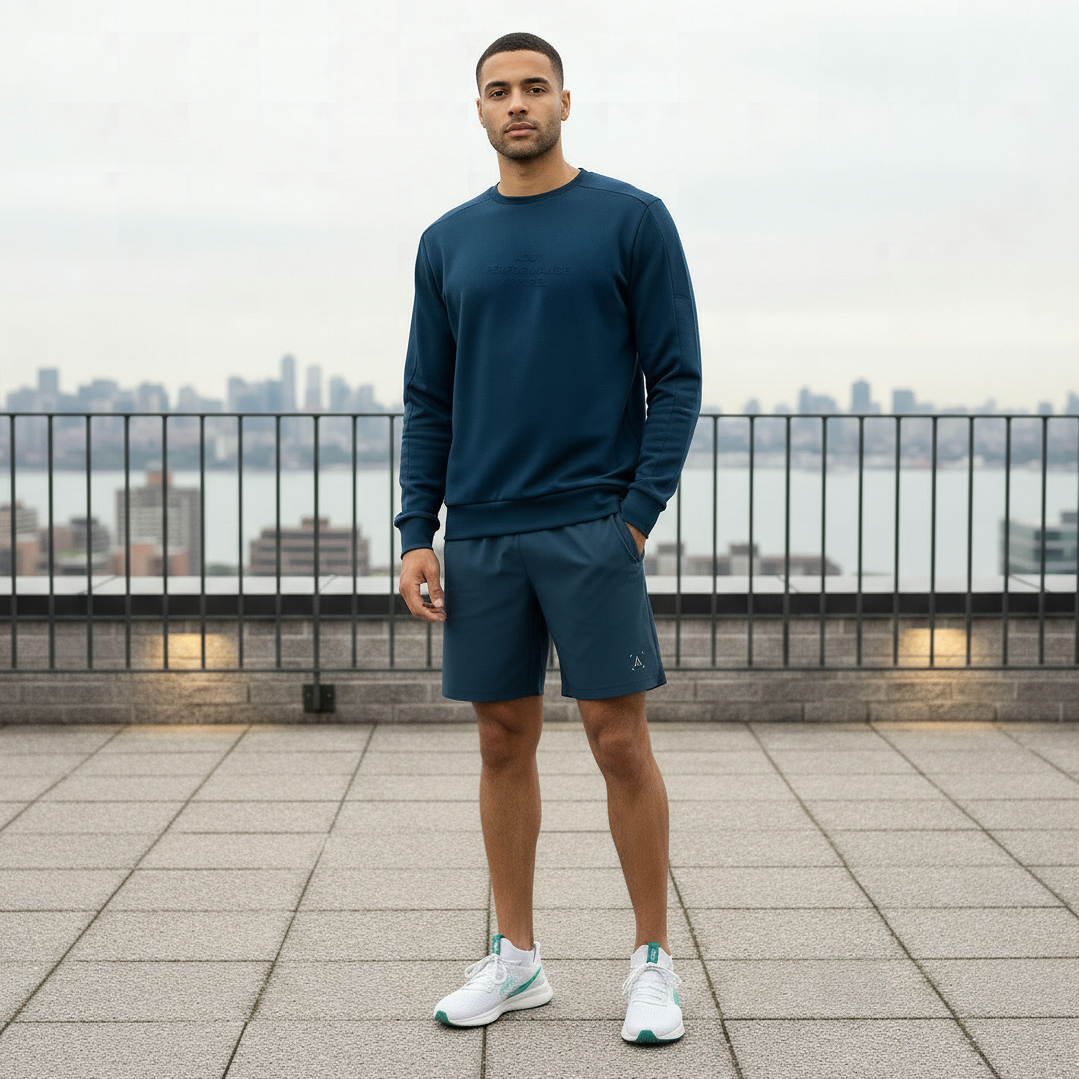 Men Performance Embossed Sweatshirt-men-winterwear-hoodiesandsweatshirts-image-2
