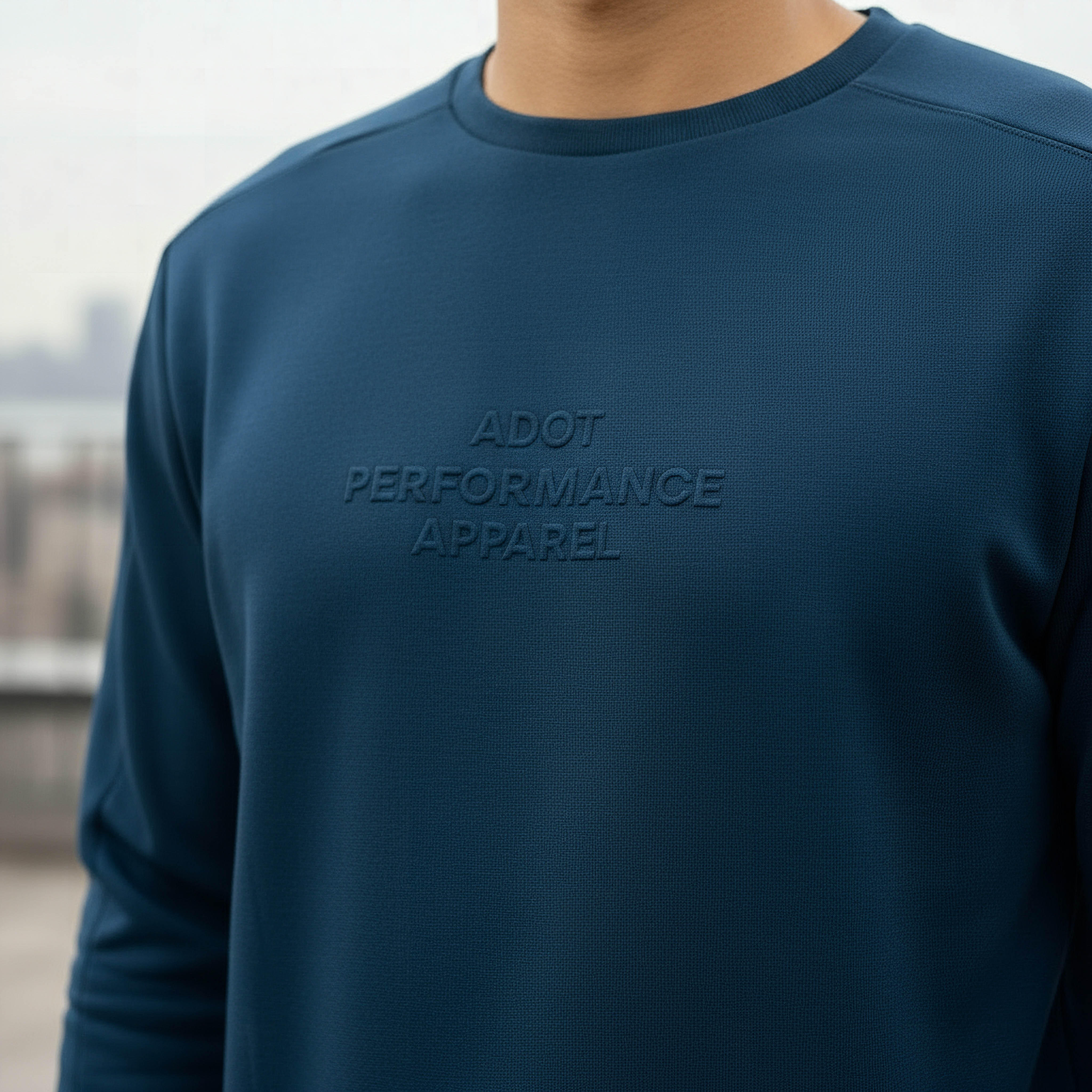 Men Performance Embossed Sweatshirt-men-winterwear-hoodiesandsweatshirts-image-4
