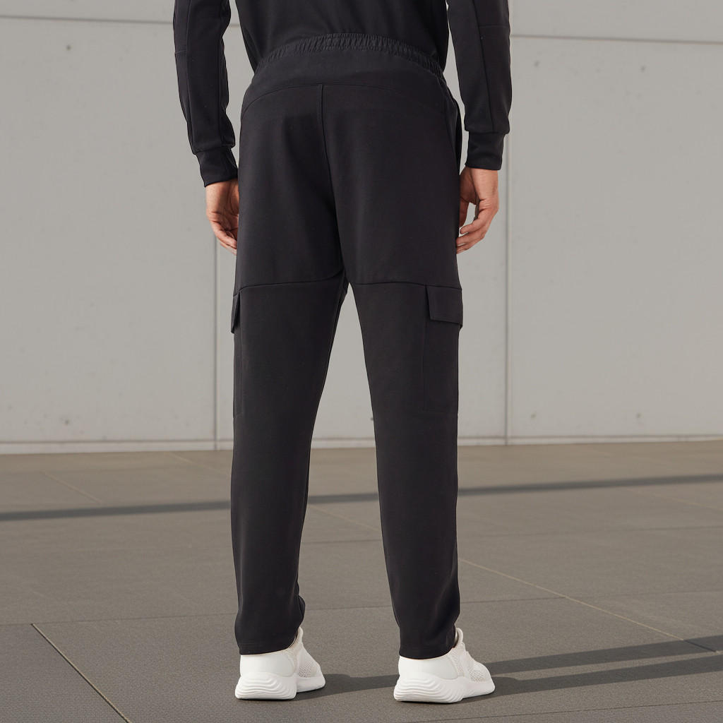 Men Regular Fit Cargo Joggers with Pockets-men-clothing-sportswearandactivewear-bottoms-joggers-image-3