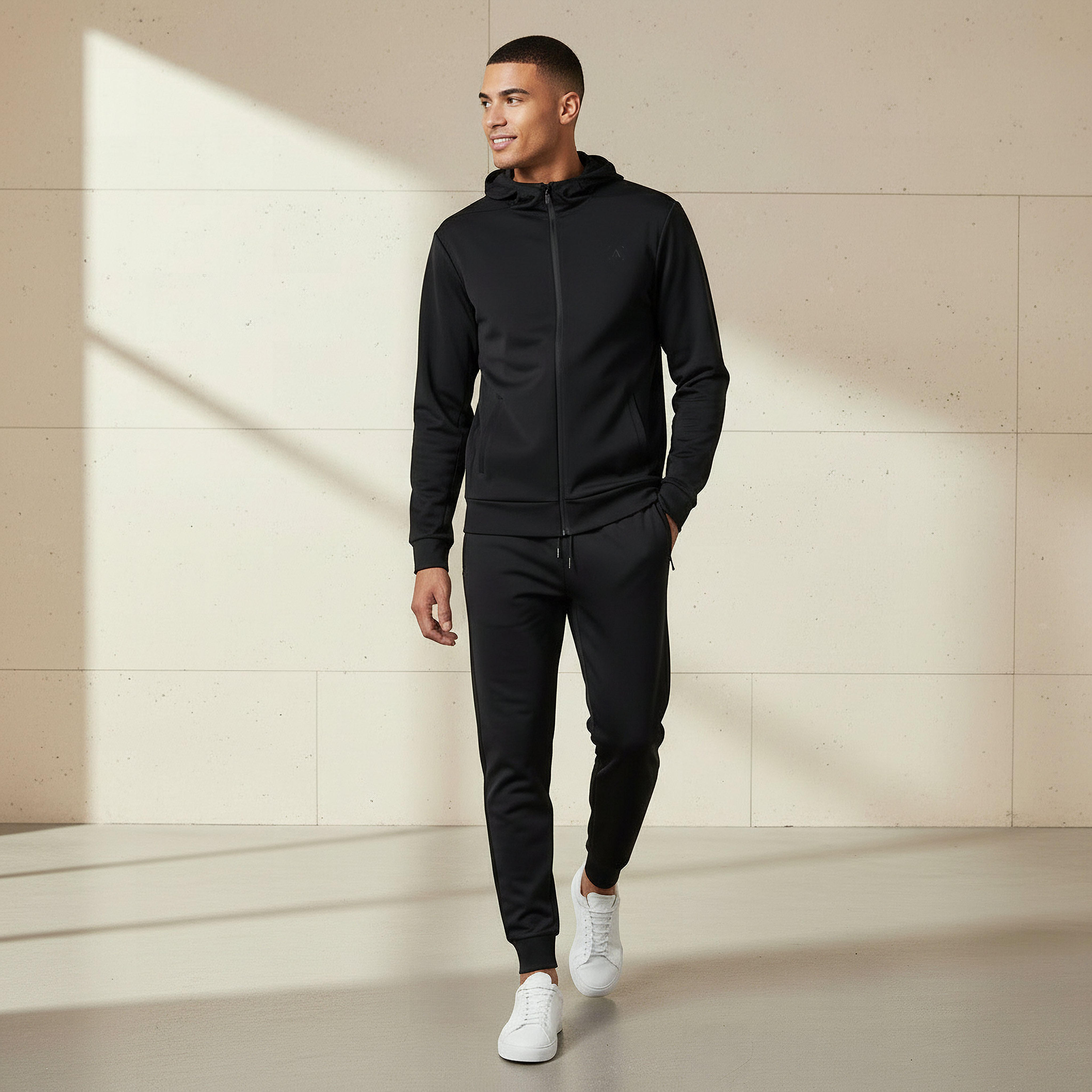 Men Performance Zip Through Hooded Jacket-men-winterwear-hoodiesandsweatshirts-image-2