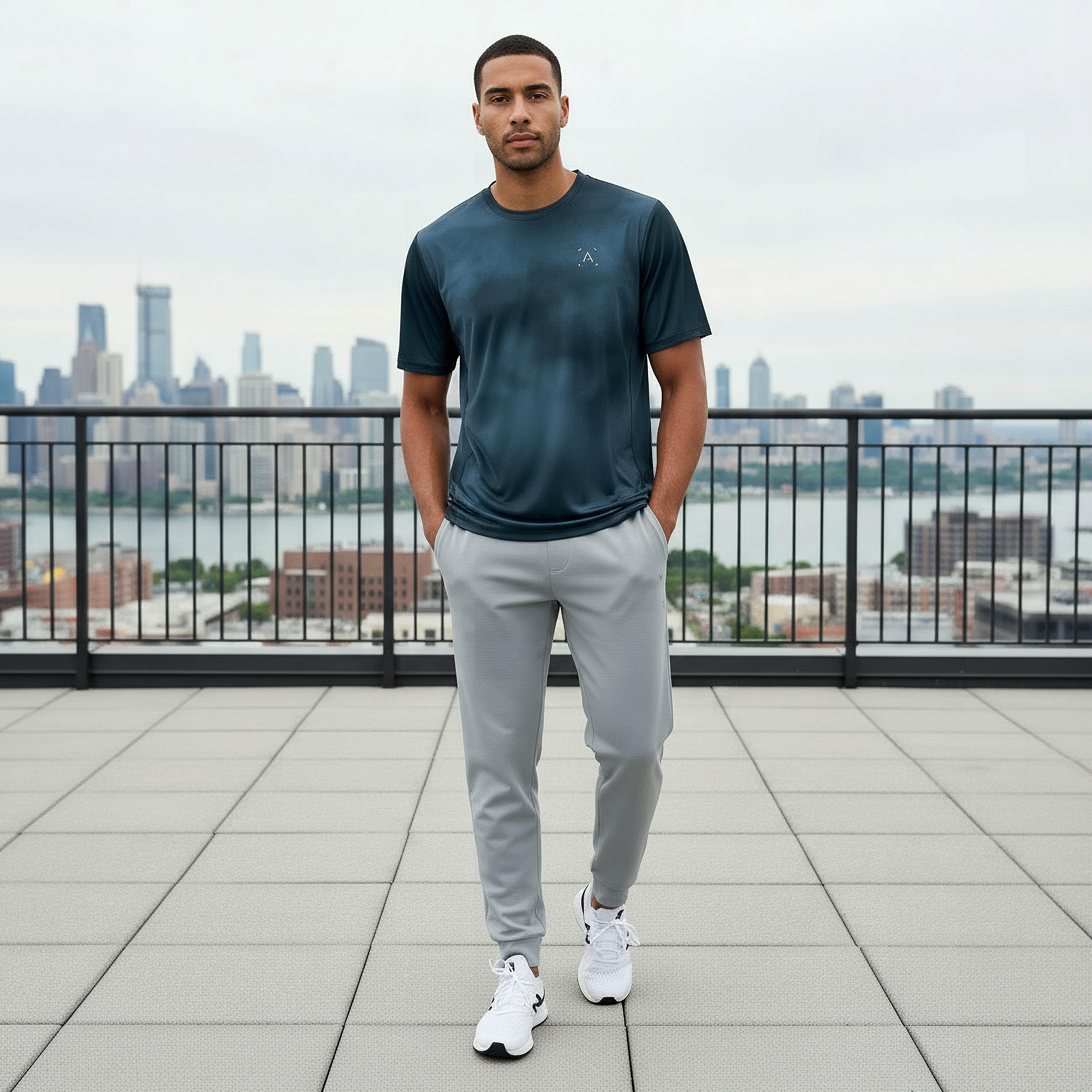تيشيرت رجالي ناعم الملمس-men-clothing-sportswearandactivewear-tshirtsandpolos-image-2