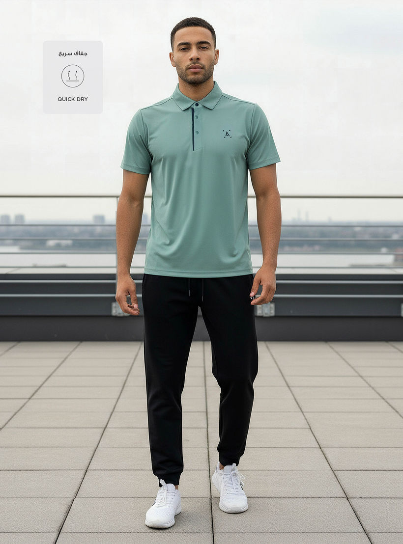 تيشيرت بولو مطاطي للتمرين للرجال-men-clothing-tshirtsandpolos-polos-image-4