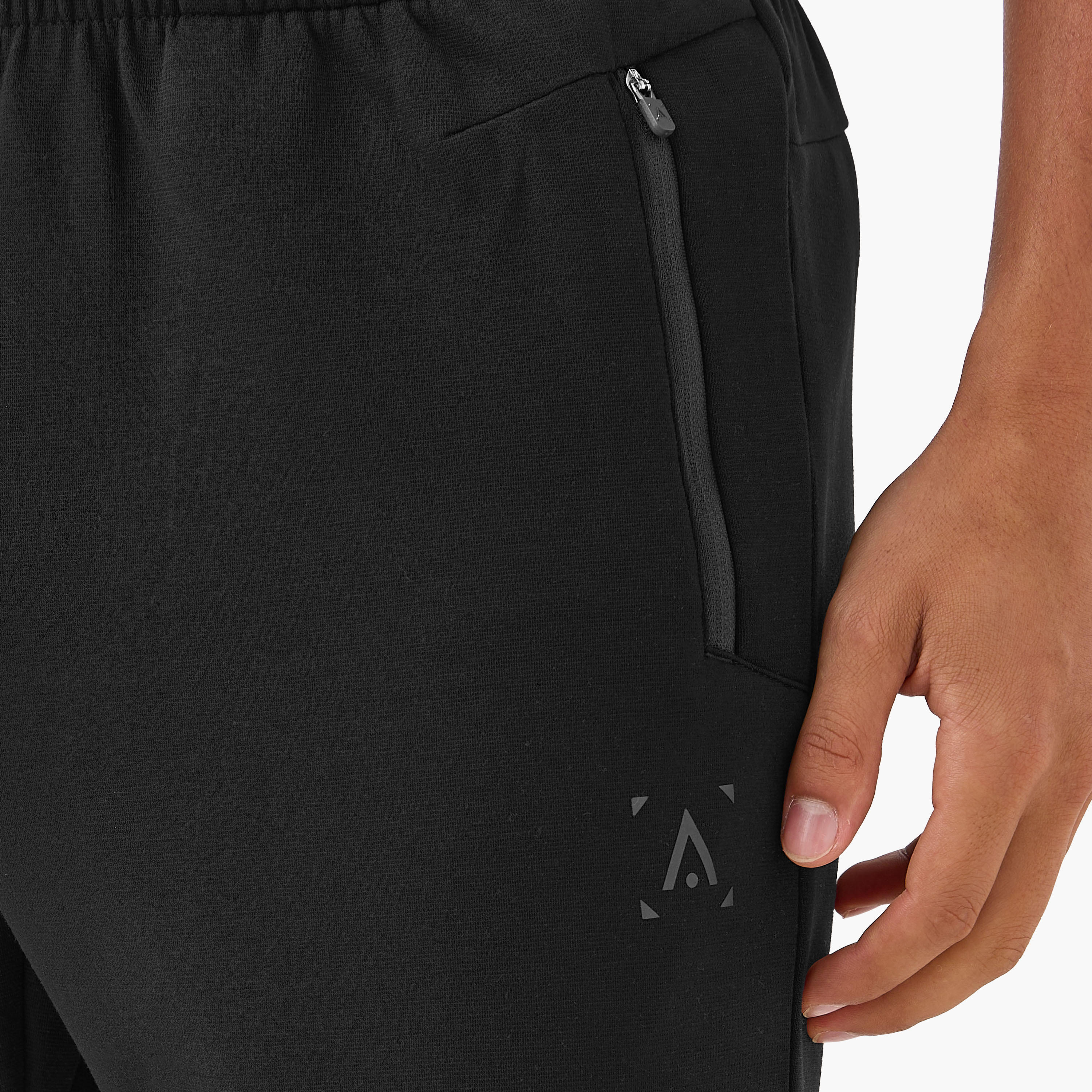 Men Regular Fit Joggers with Zipper Pockets-men-clothing-sportswearandactivewear-bottoms-joggers-image-5