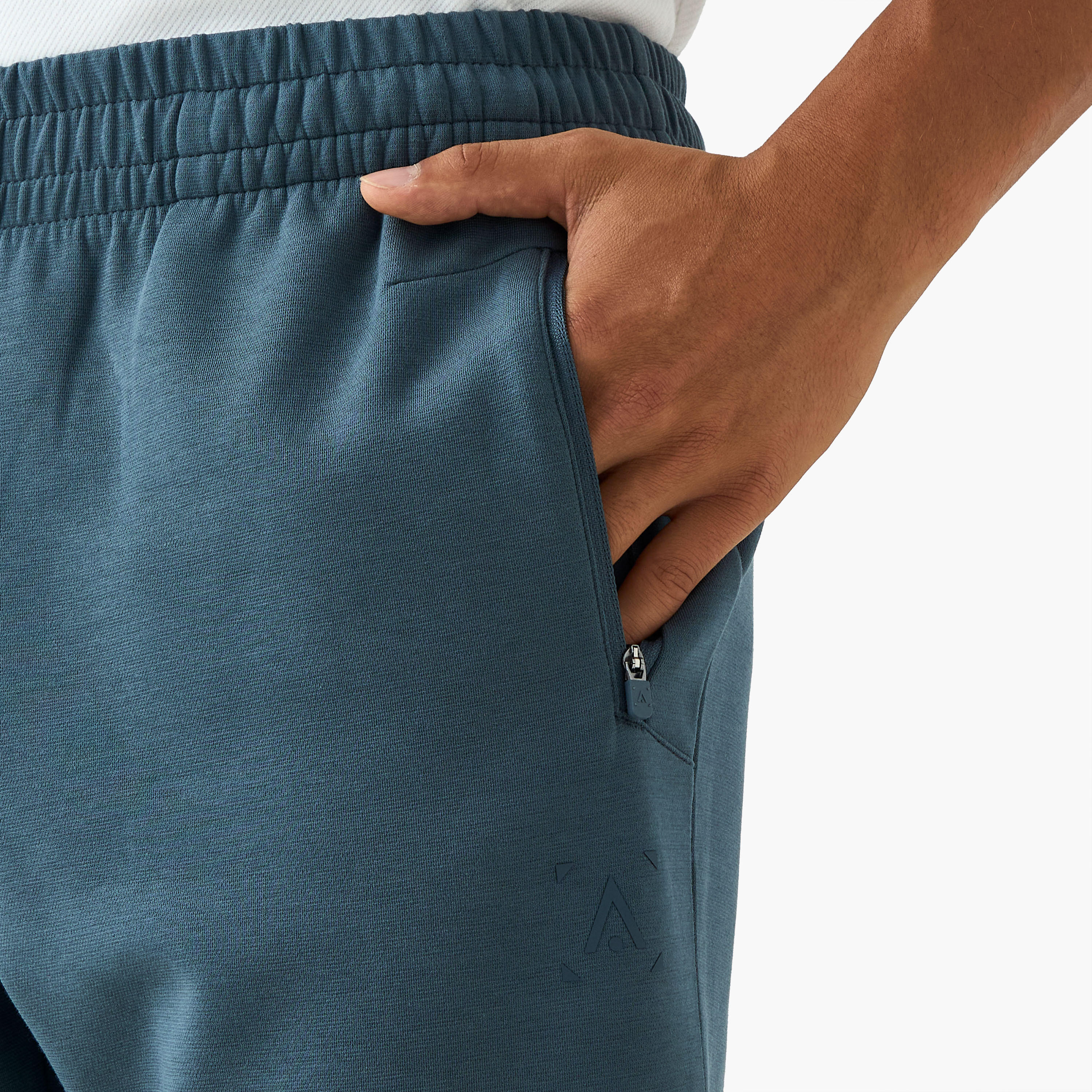 Men Regular Fit Joggers with Zipper Pockets-men-clothing-sportswearandactivewear-bottoms-joggers-image-3