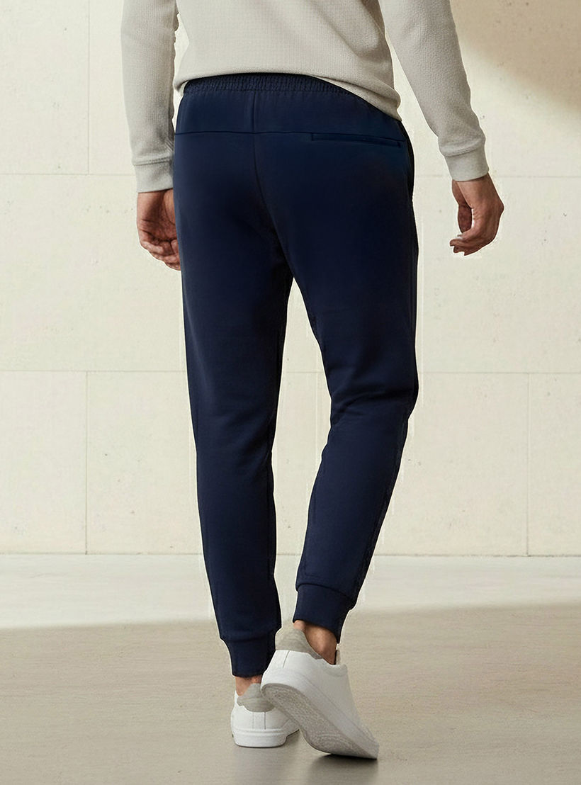 بنطلون رياضي غير قابل للتمدد مع جيوب للرجال-men-clothing-sportswearandactivewear-bottoms-joggers-image-2