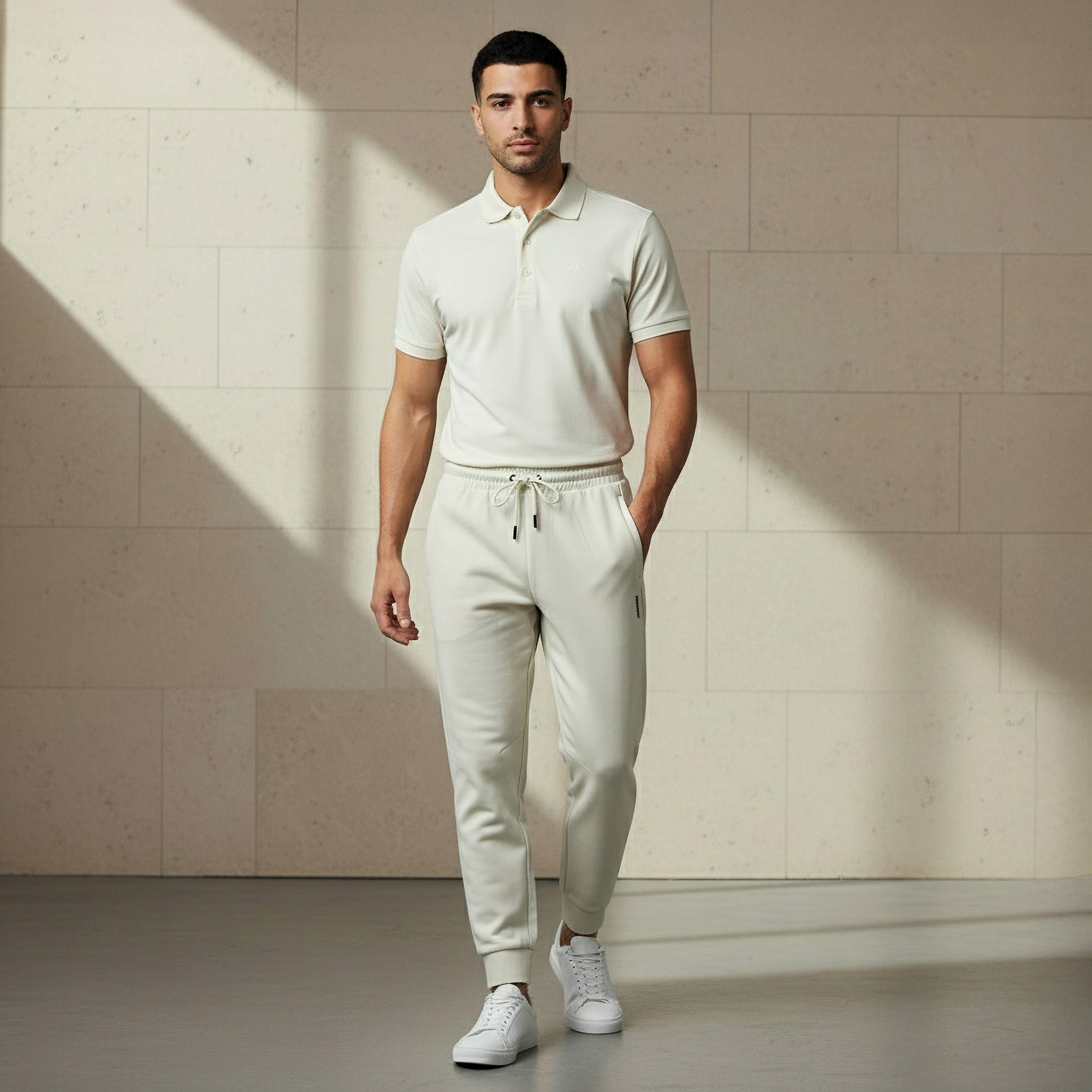 بنطلون رياضي غير قابل للتمدد مع جيوب للرجال-men-clothing-sportswearandactivewear-bottoms-joggers-image-3