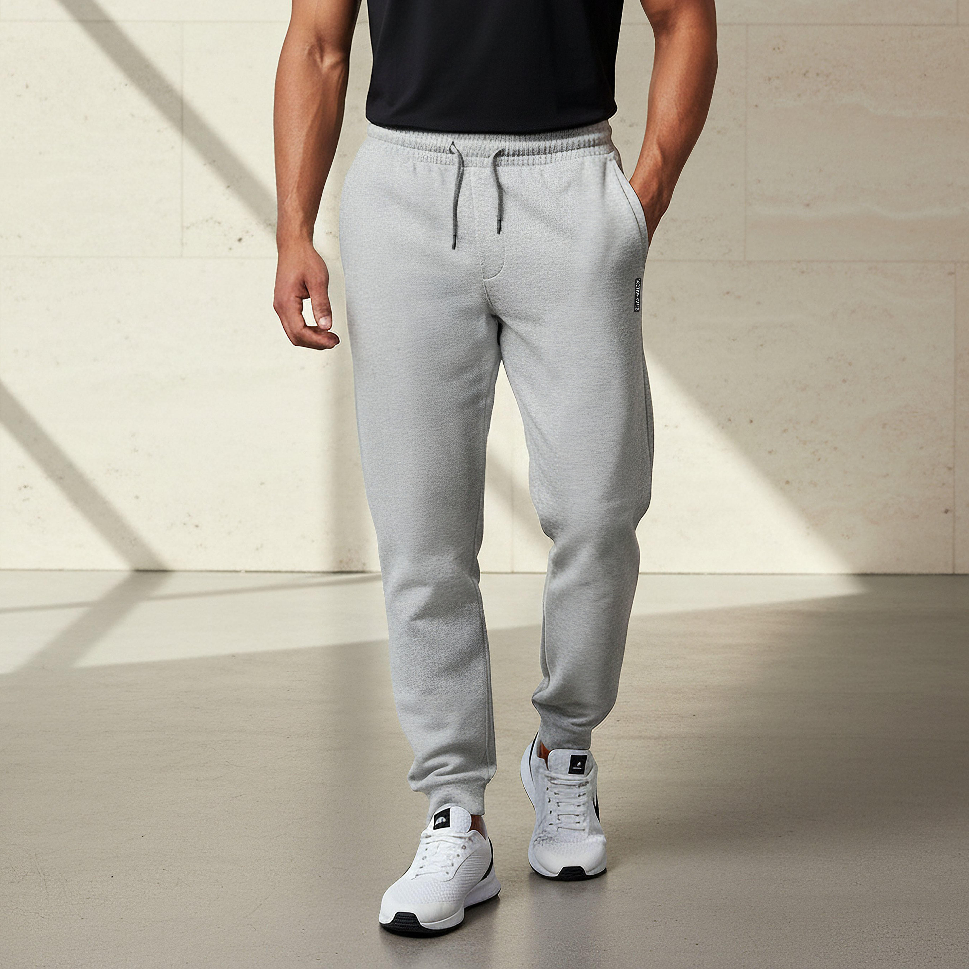Men Regular Fit Joggers with Pockets-men-clothing-sportswearandactivewear-tracksuits-image-1