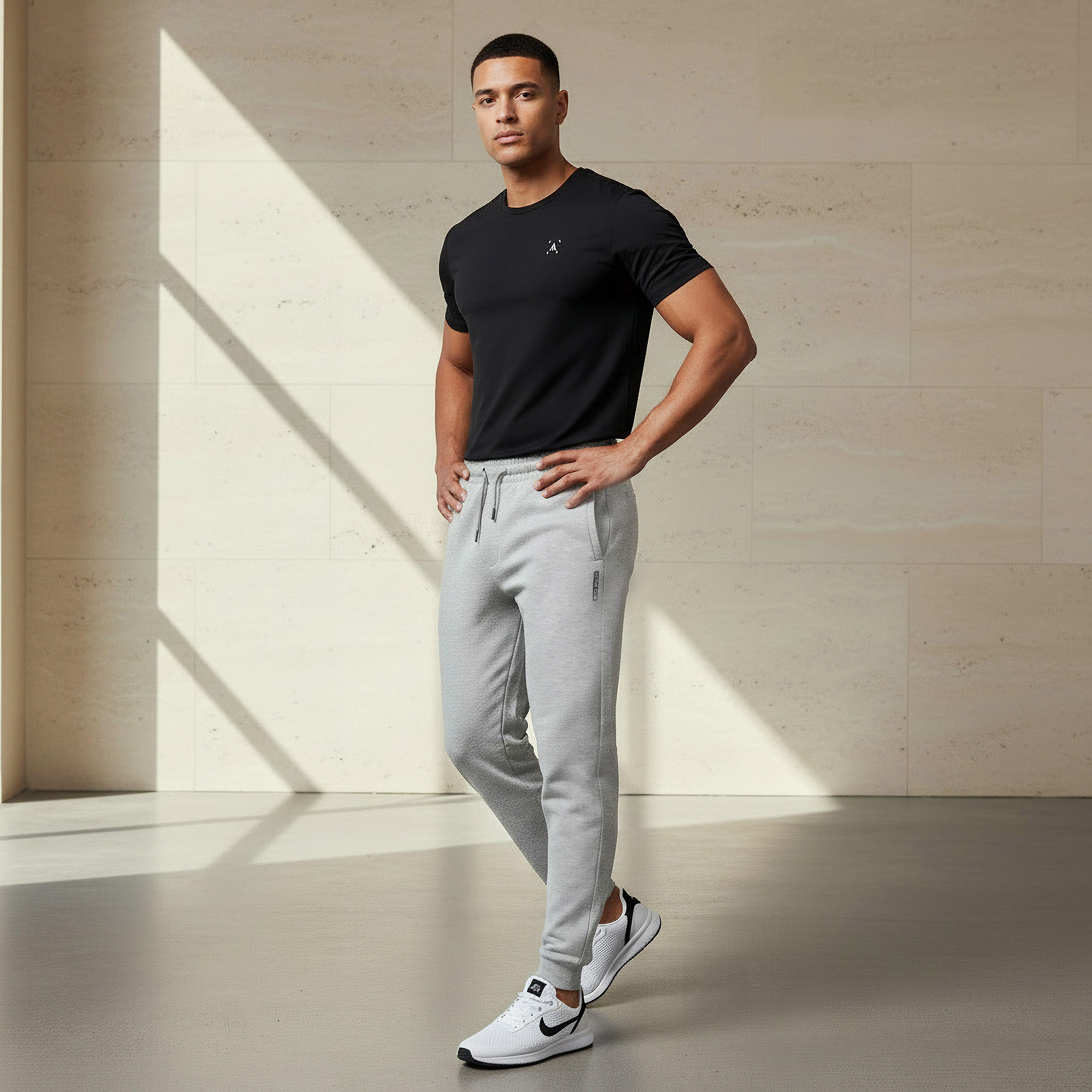 Men Regular Fit Joggers with Pockets-men-clothing-sportswearandactivewear-tracksuits-image-2