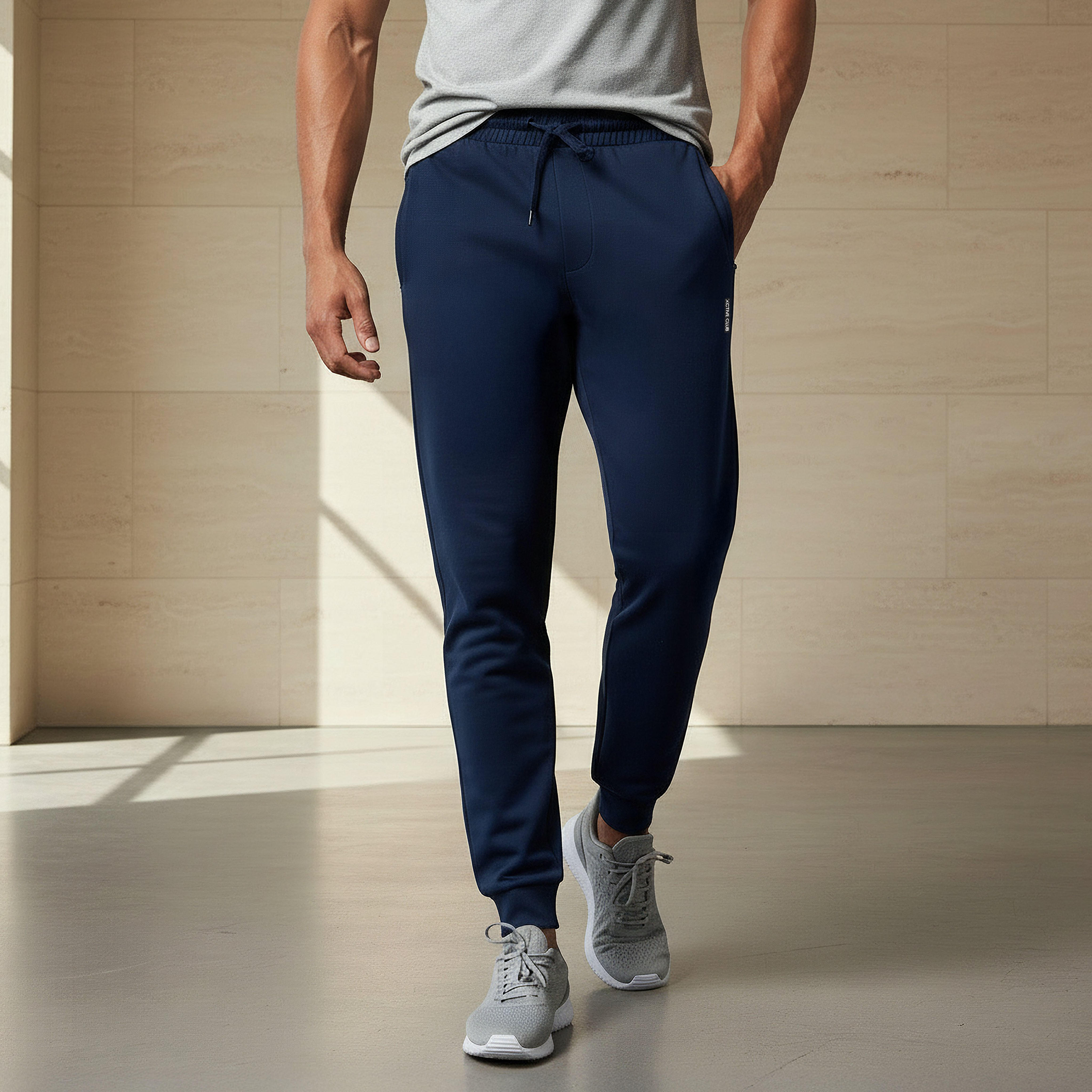 بنطلون رياضي بقصة عادية وجيوب للرجال-men-clothing-sportswearandactivewear-tracksuits-image-4