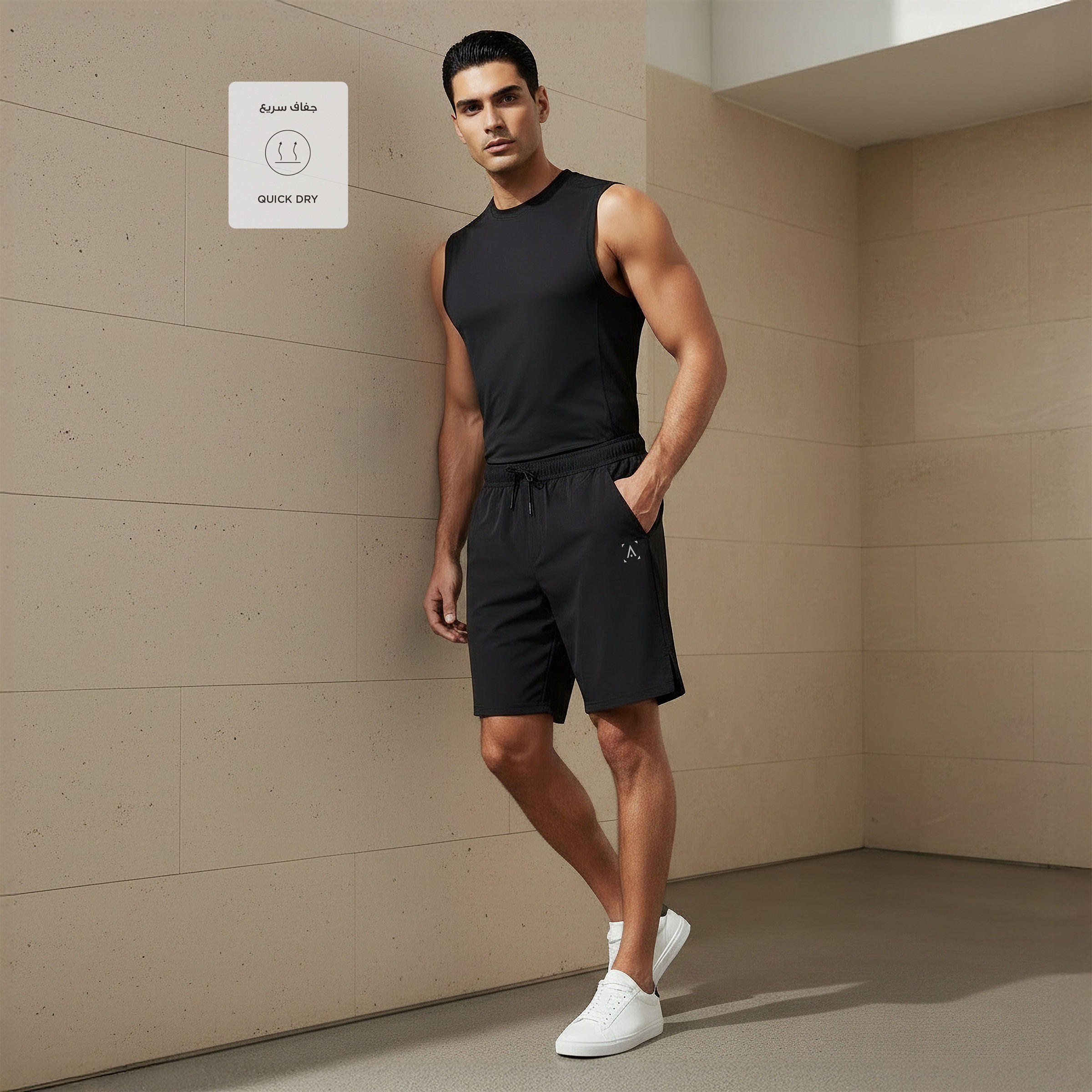 Men Performance 2 Way Stretch Shorts-men-clothing-bottoms-shorts-image-2