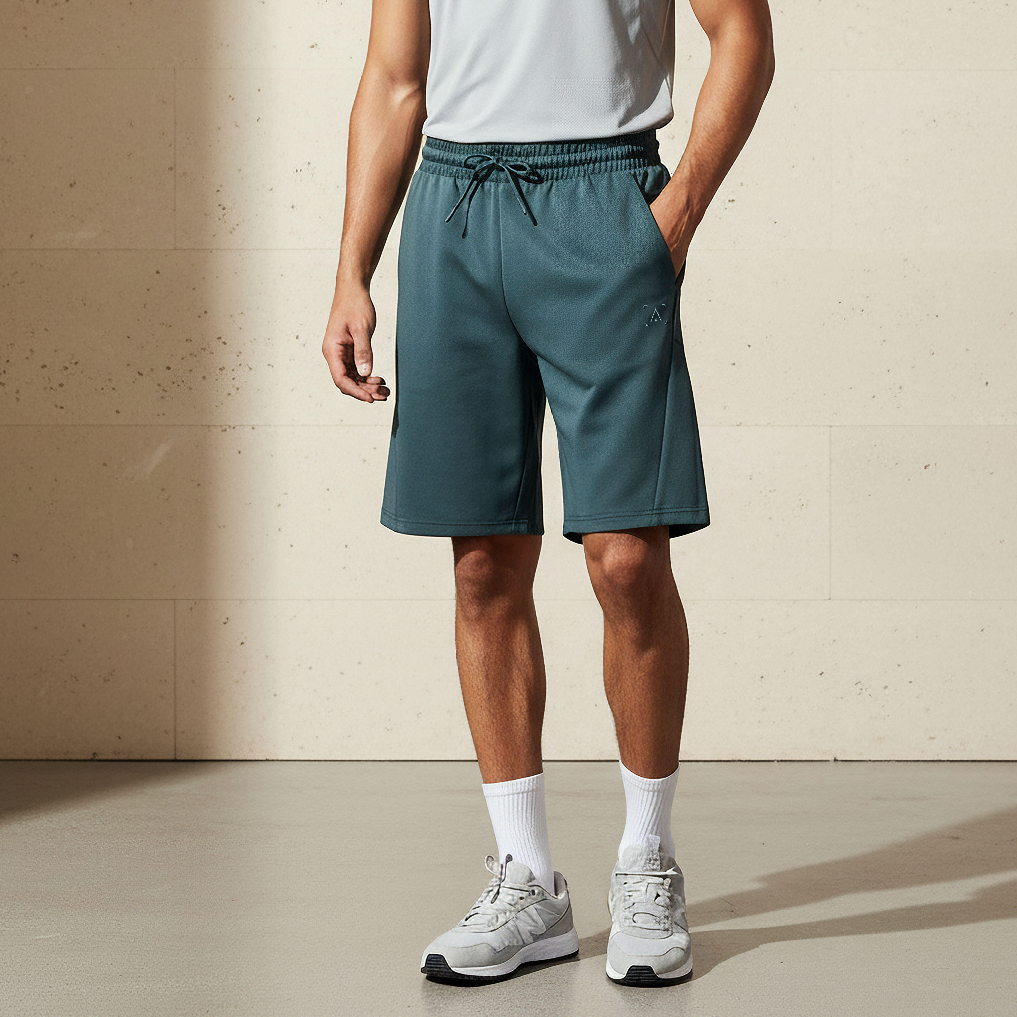 Men Panelled Performance Shorts-men-clothing-bottoms-shorts-image-1