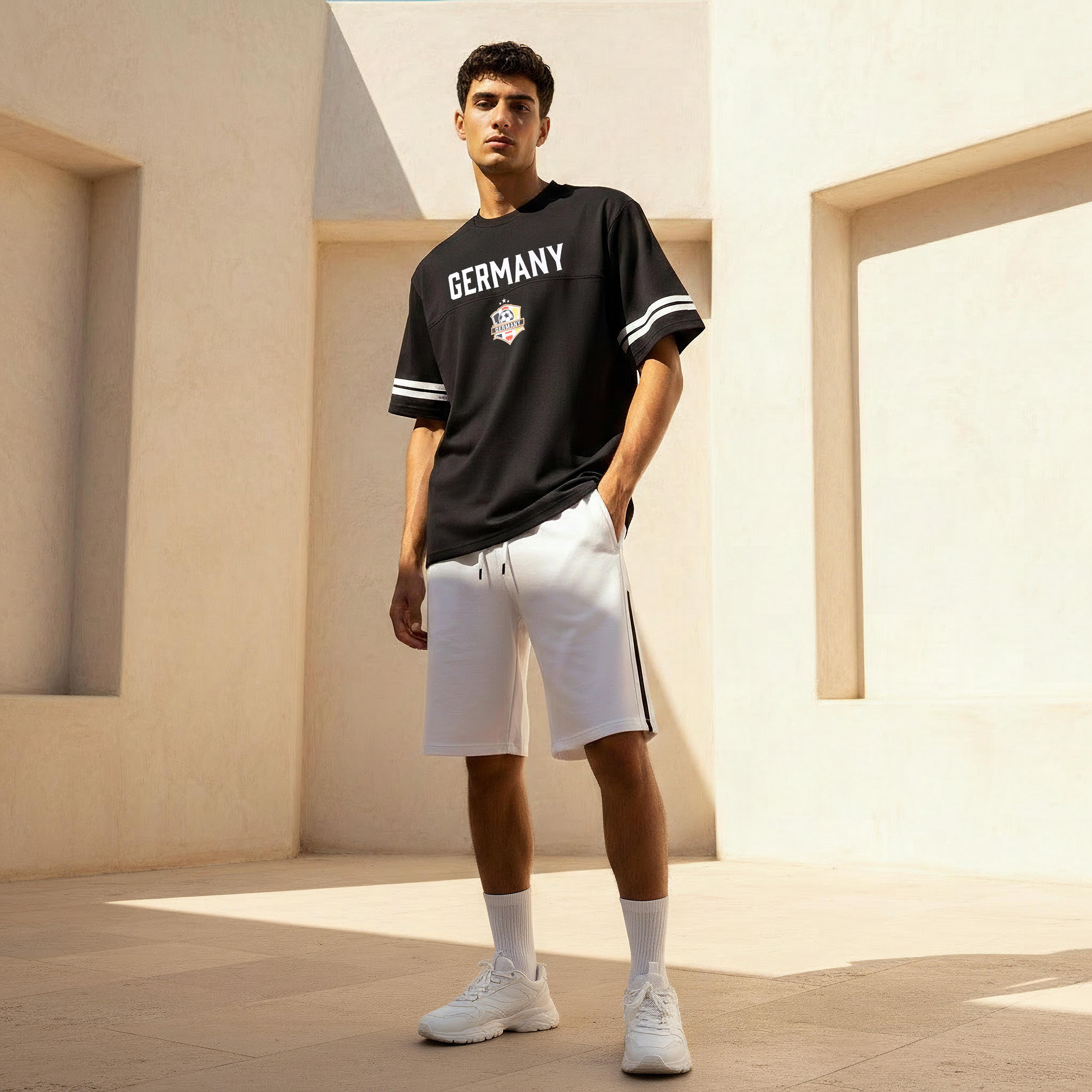 طقم ملابس منتخب ألمانيا لكرة القدم للرجال-men-clothing-sportswearandactivewear-tshirtsandpolos-image-2