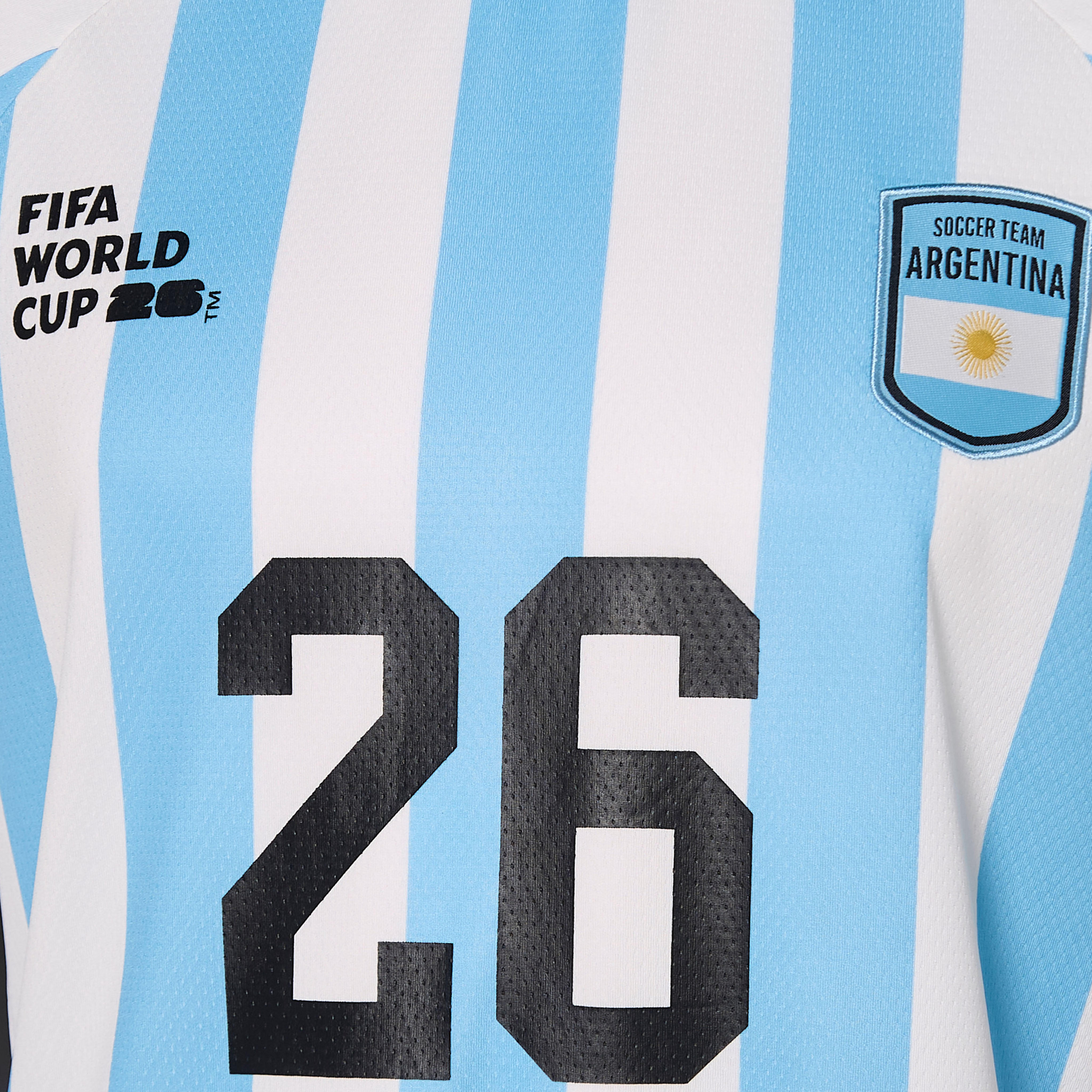 تيشيرت بطبعات منتخب الأرجنتين مونديال 26-men-clothing-sportswearandactivewear-tshirtsandpolos-image-2