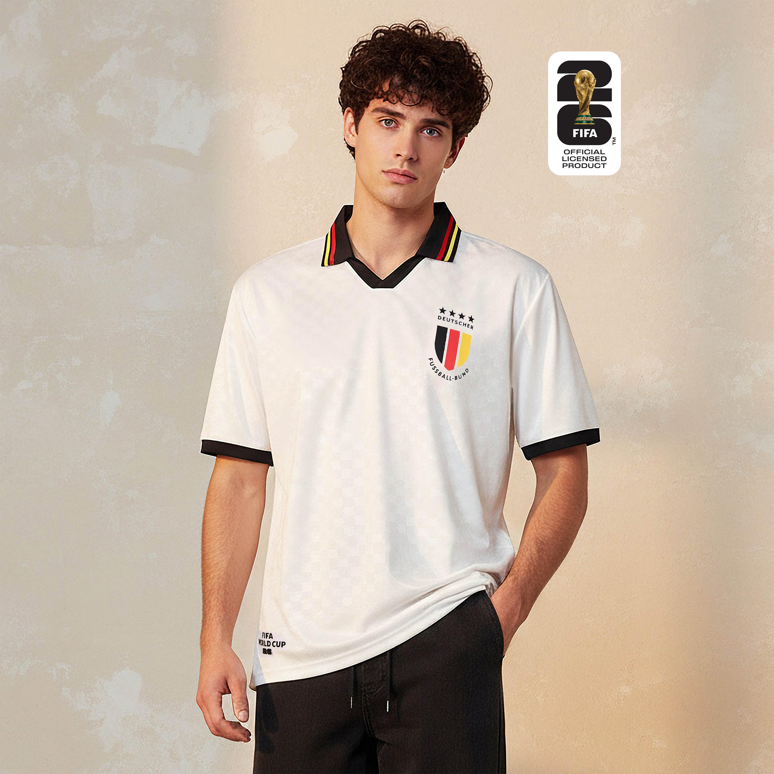 تيشيرت بياقة وطبعات منتخب ألمانيا فيفا 26 للرجال-men-clothing-sportswearandactivewear-tshirtsandpolos-image-5