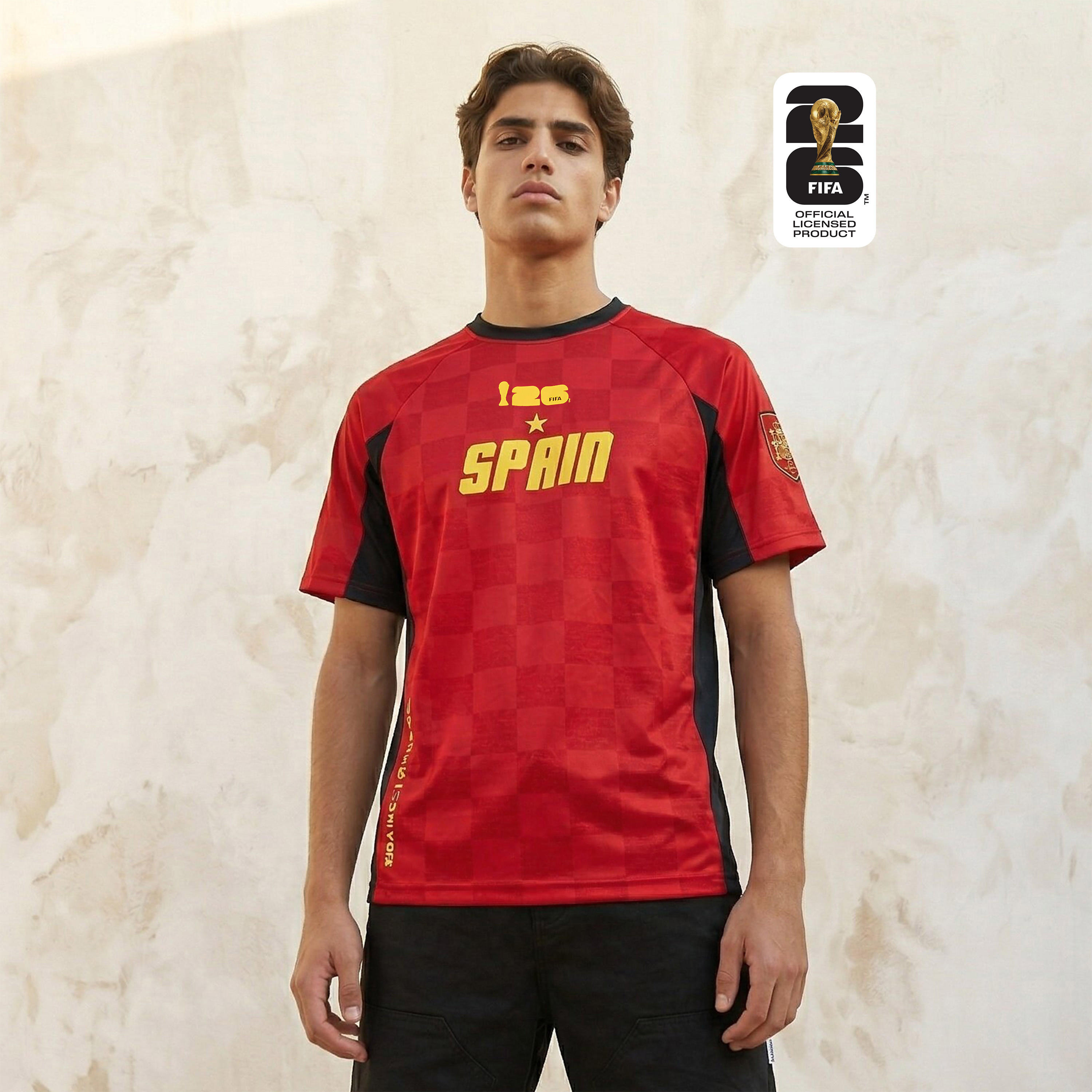 Men FIFA 26 Spain Print Raglan Sleeve T-shirt-men-clothing-sportswearandactivewear-tshirtsandpolos-image-1