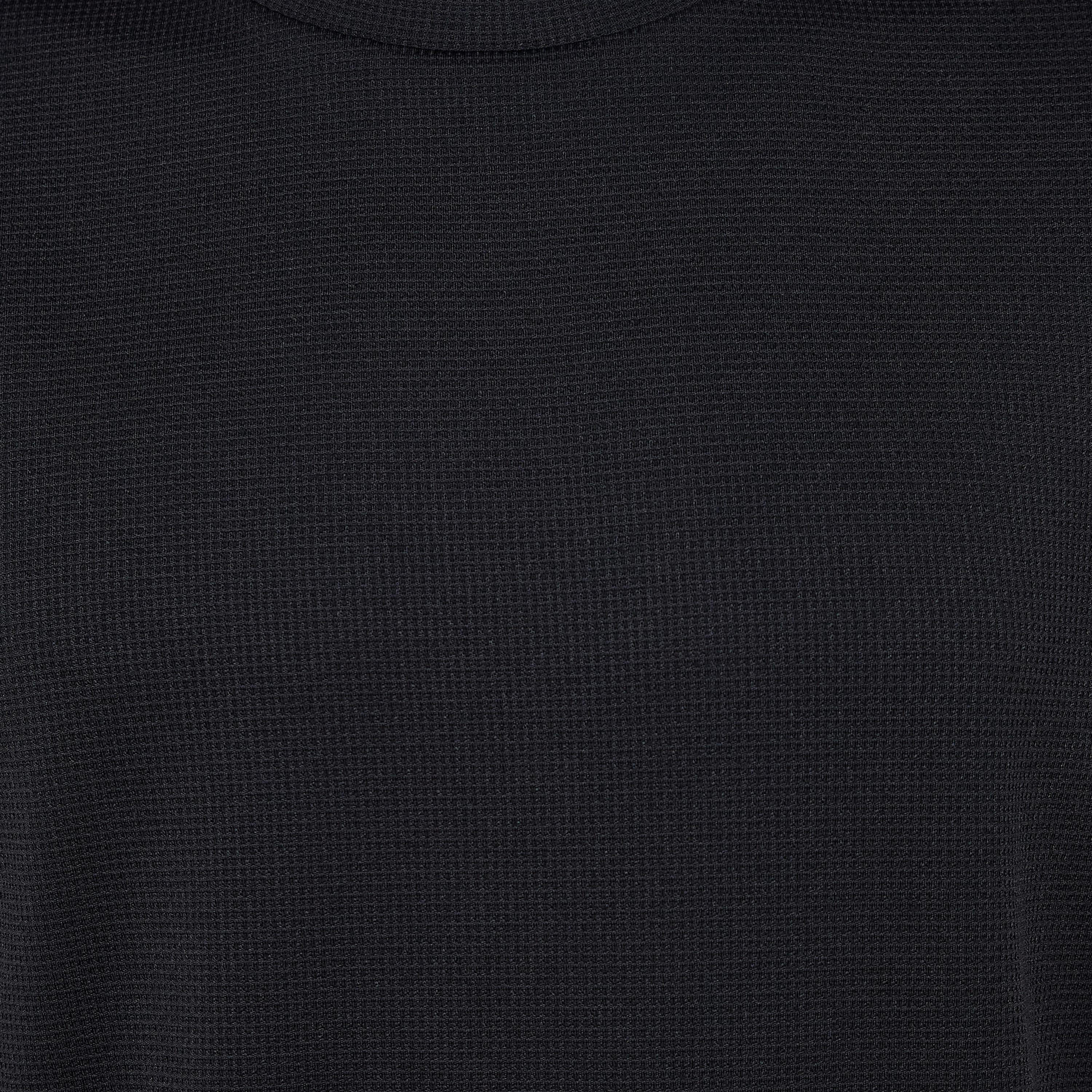 تيشيرت بنمط وافل بارز الملمس للرجال من لاف بانجولين-men-clothing-sportswearandactivewear-tshirtsandpolos-image-2