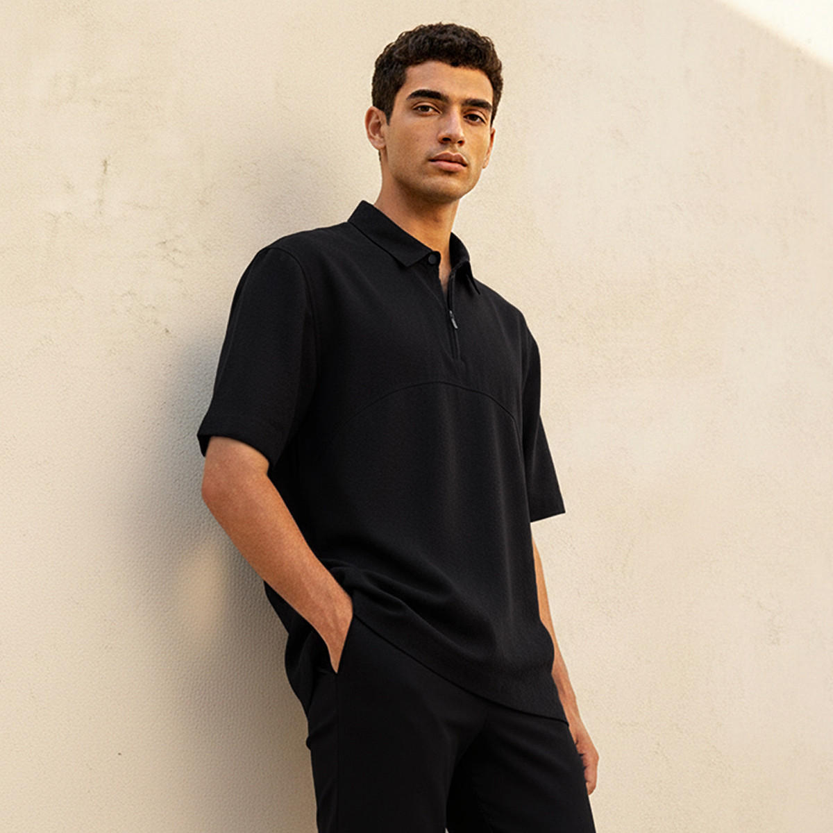 Love Pangolin Men Zip Through Polo T-shirt-men-clothing-sportswearandactivewear-tshirtsandpolos-image-5