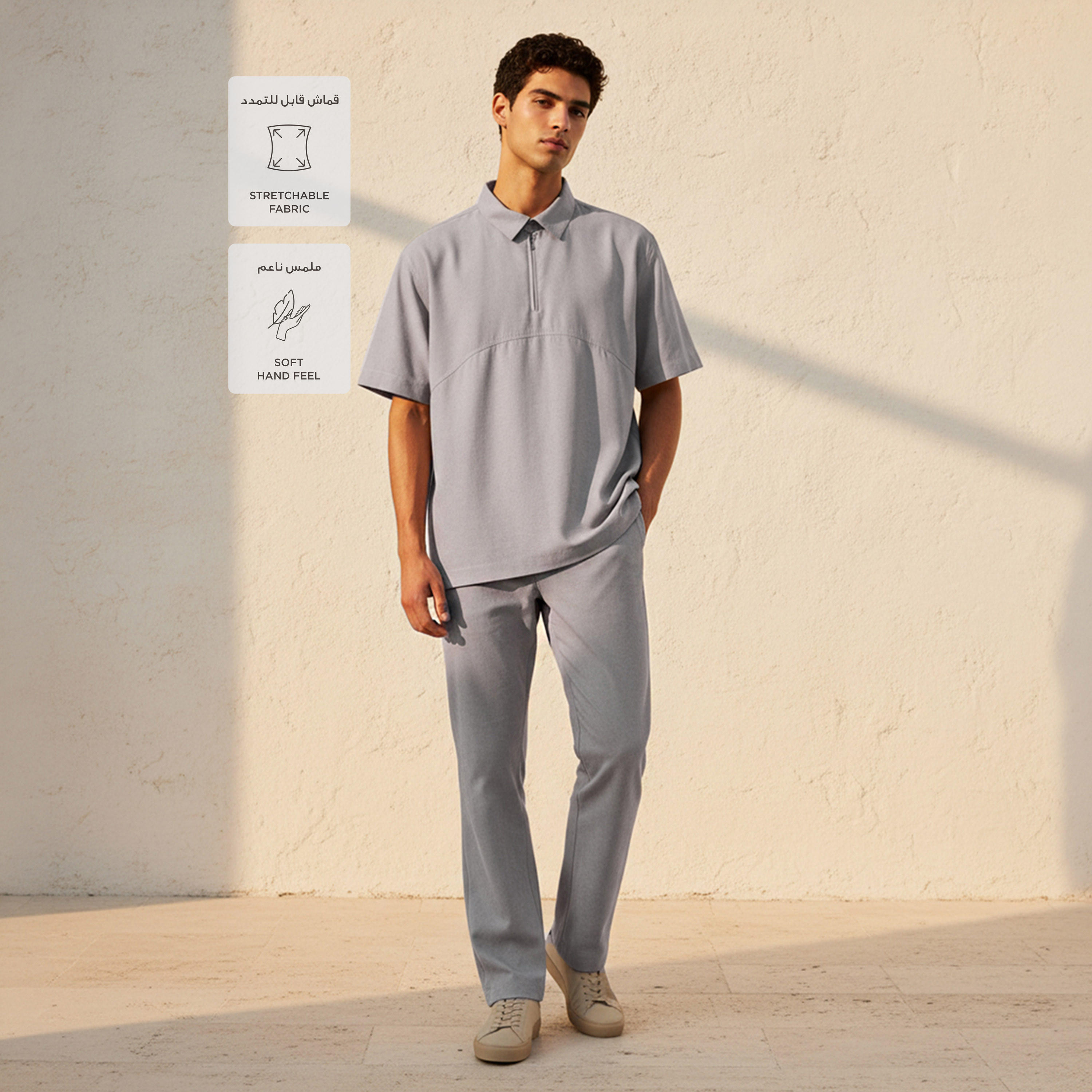 تيشيرت بولو بسحاب للرجال من لوف بانجولين-men-clothing-sportswearandactivewear-tshirtsandpolos-image-3