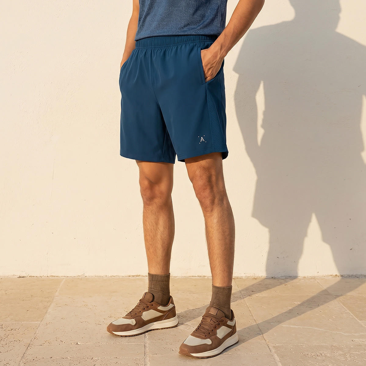 Perforated Panel Performance Shorts-men-clothing-bottoms-shorts-image-1