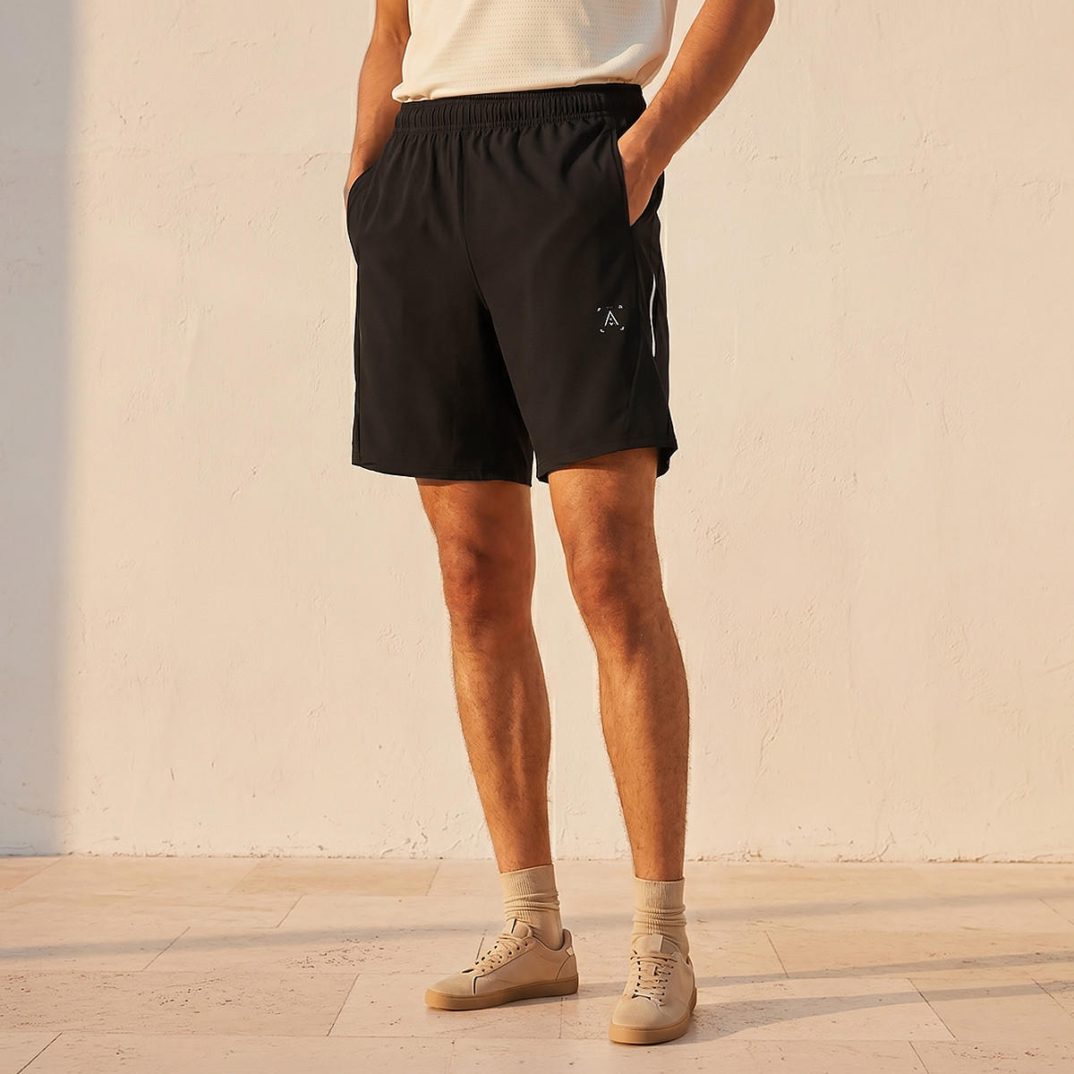 Perforated Panel Performance Shorts-men-clothing-bottoms-shorts-image-1