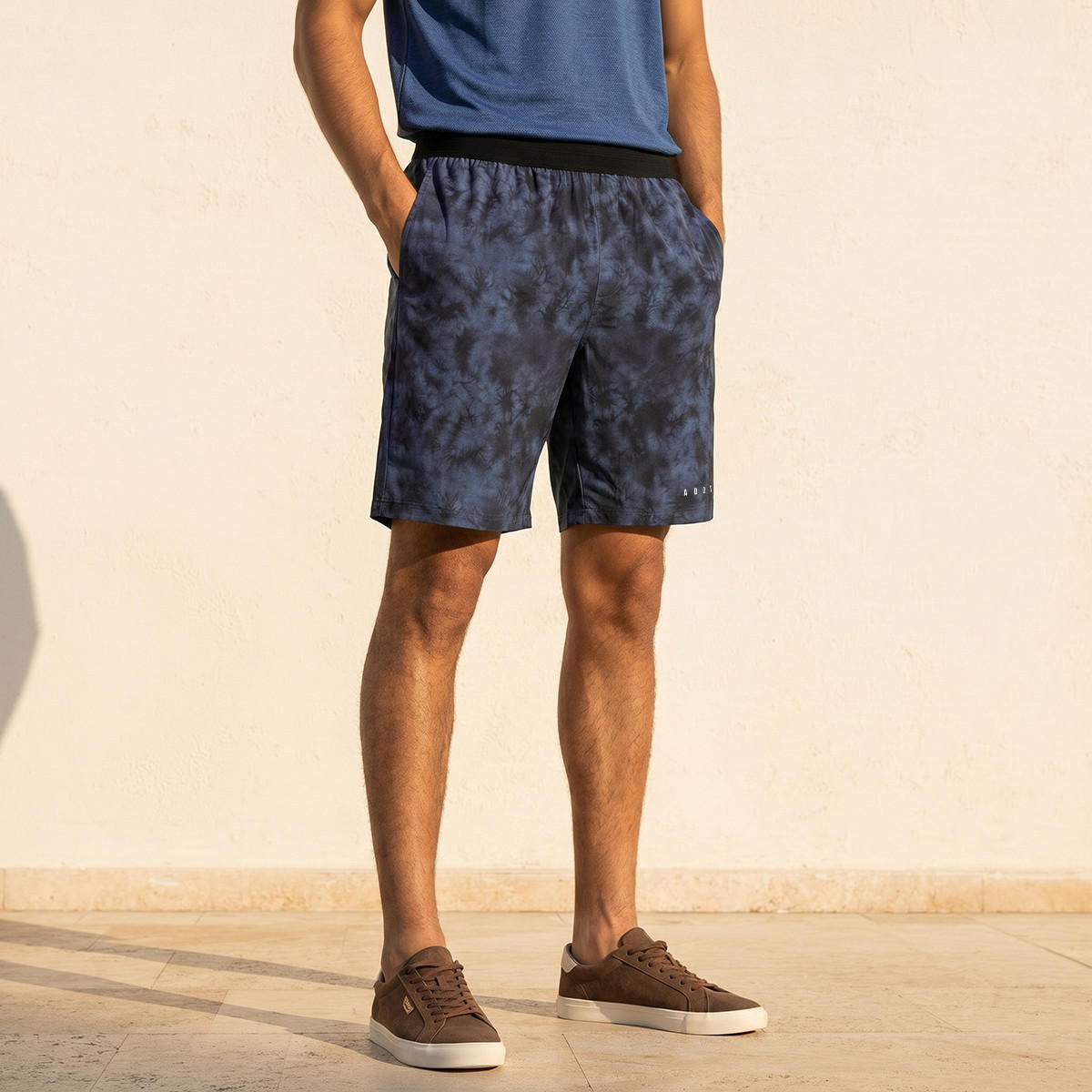 Men 2-Way Stretch Printed Shorts-men-clothing-bottoms-shorts-image-1