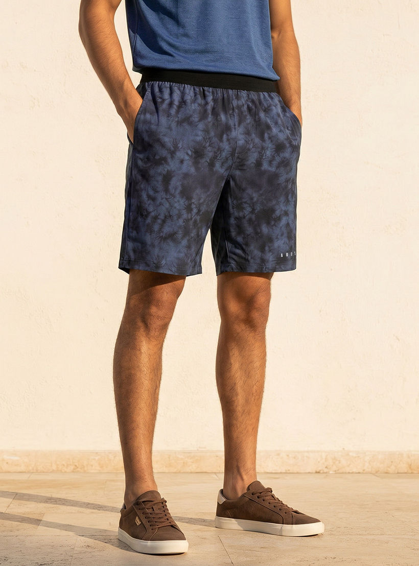 Men 2-Way Stretch Printed Shorts-men-clothing-bottoms-shorts-image-1