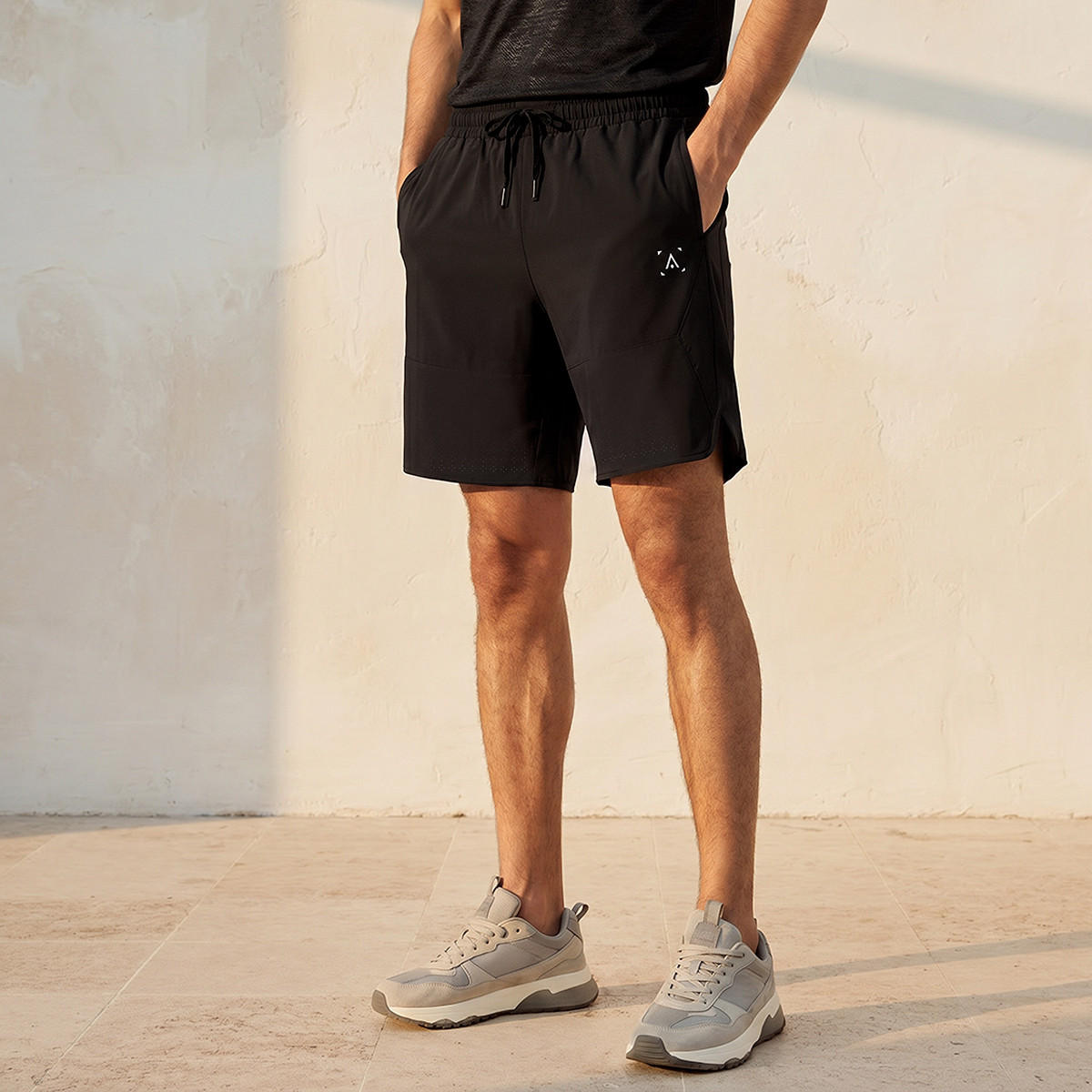 Men Cut and Sew Shorts-men-clothing-bottoms-shorts-image-1