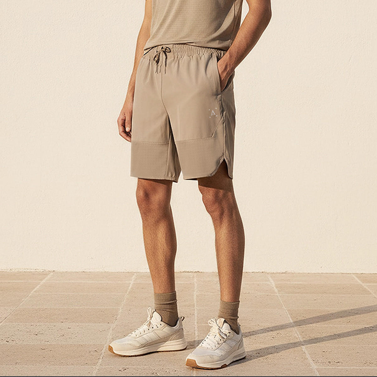 Men Cut and Sew Shorts-men-clothing-bottoms-shorts-image-1