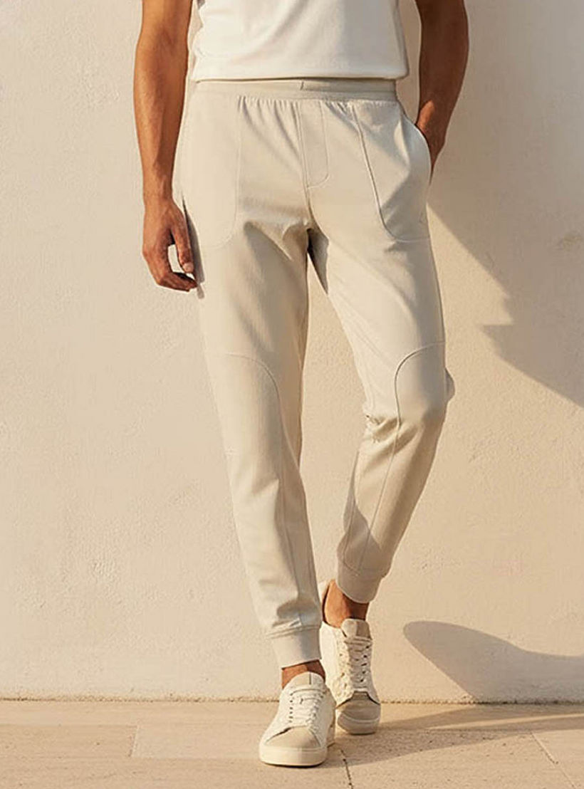 Men Panelled 4 Way Stretch Joggers-men-clothing-sportswearandactivewear-bottoms-joggers-image-1
