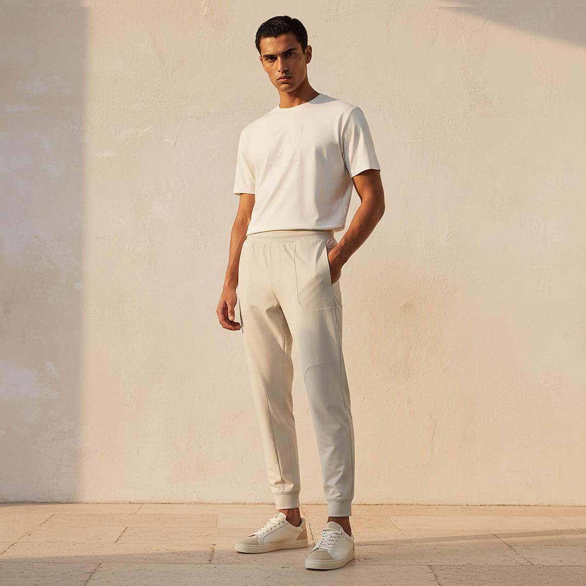 Men Panelled 4 Way Stretch Joggers-men-clothing-sportswearandactivewear-bottoms-joggers-image-3