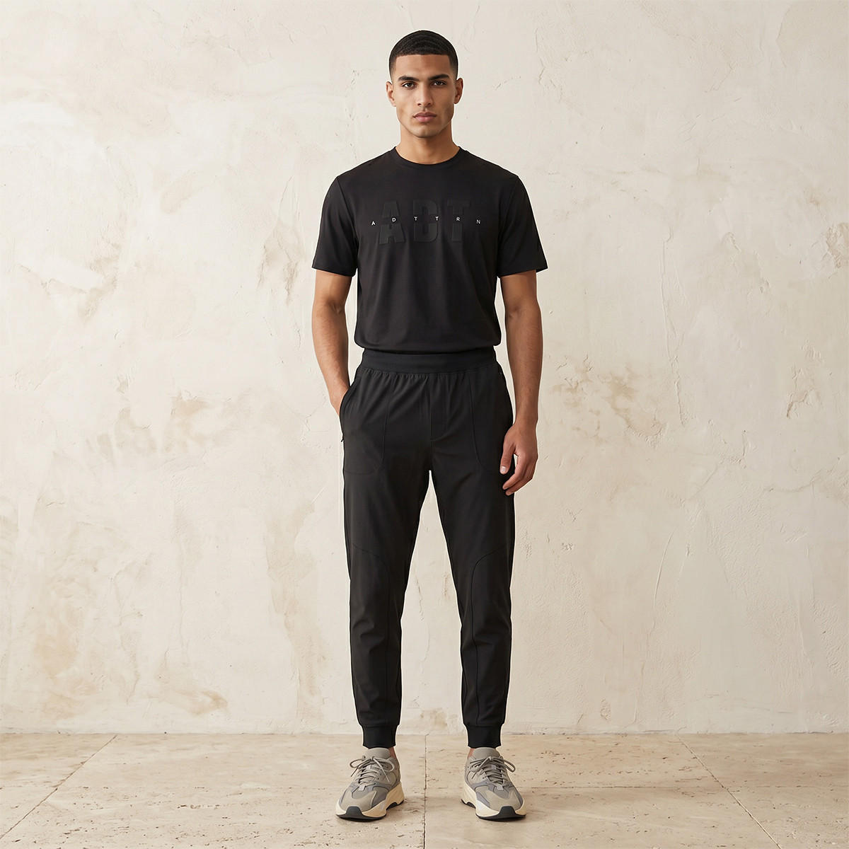 بنطلون رياضي قابل للتمدد في 4 اتجاهات للرجال-men-clothing-sportswearandactivewear-bottoms-joggers-image-3