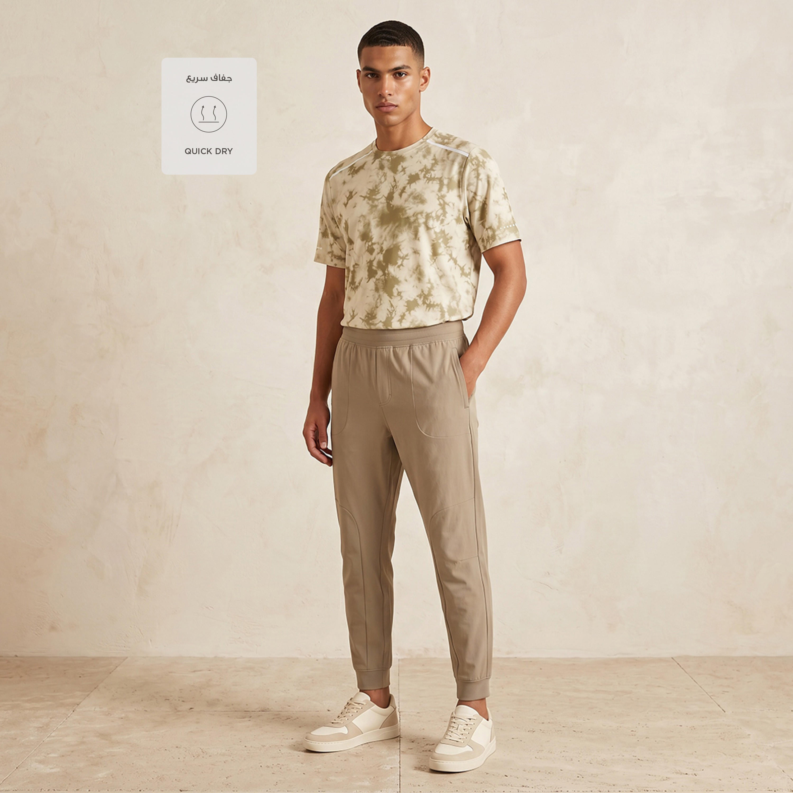 Men Panelled 4 Way Stretch Joggers-men-clothing-sportswearandactivewear-bottoms-joggers-image-3