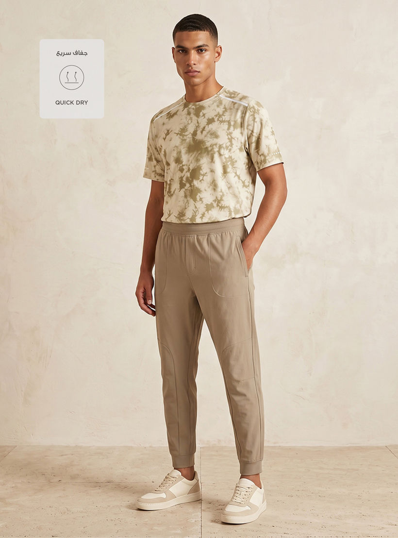 Men Panelled 4 Way Stretch Joggers-men-clothing-sportswearandactivewear-bottoms-joggers-image-3