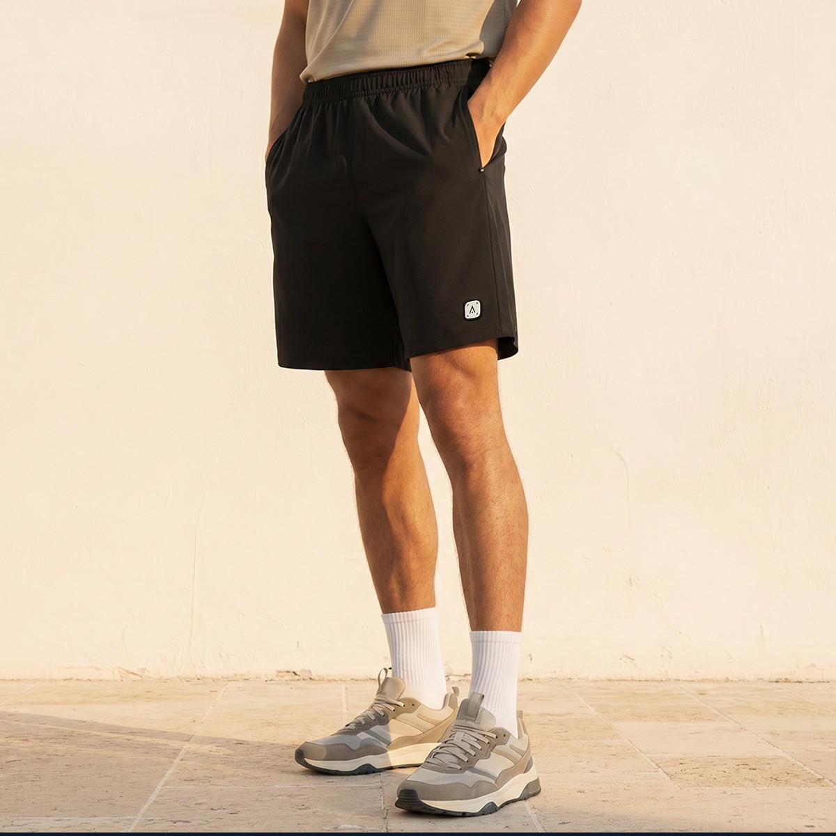 Men 4-Way Stretch Performance Shorts-men-clothing-bottoms-shorts-image-1